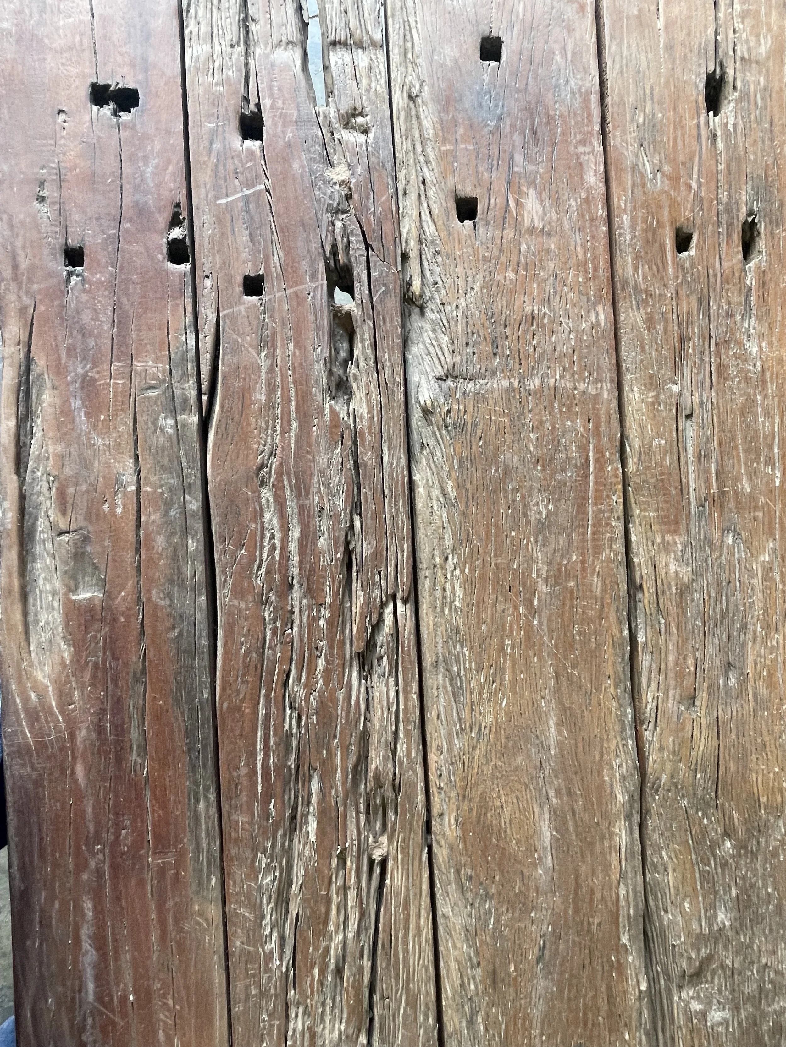close-up of repurposed wood coffee table.jpeg