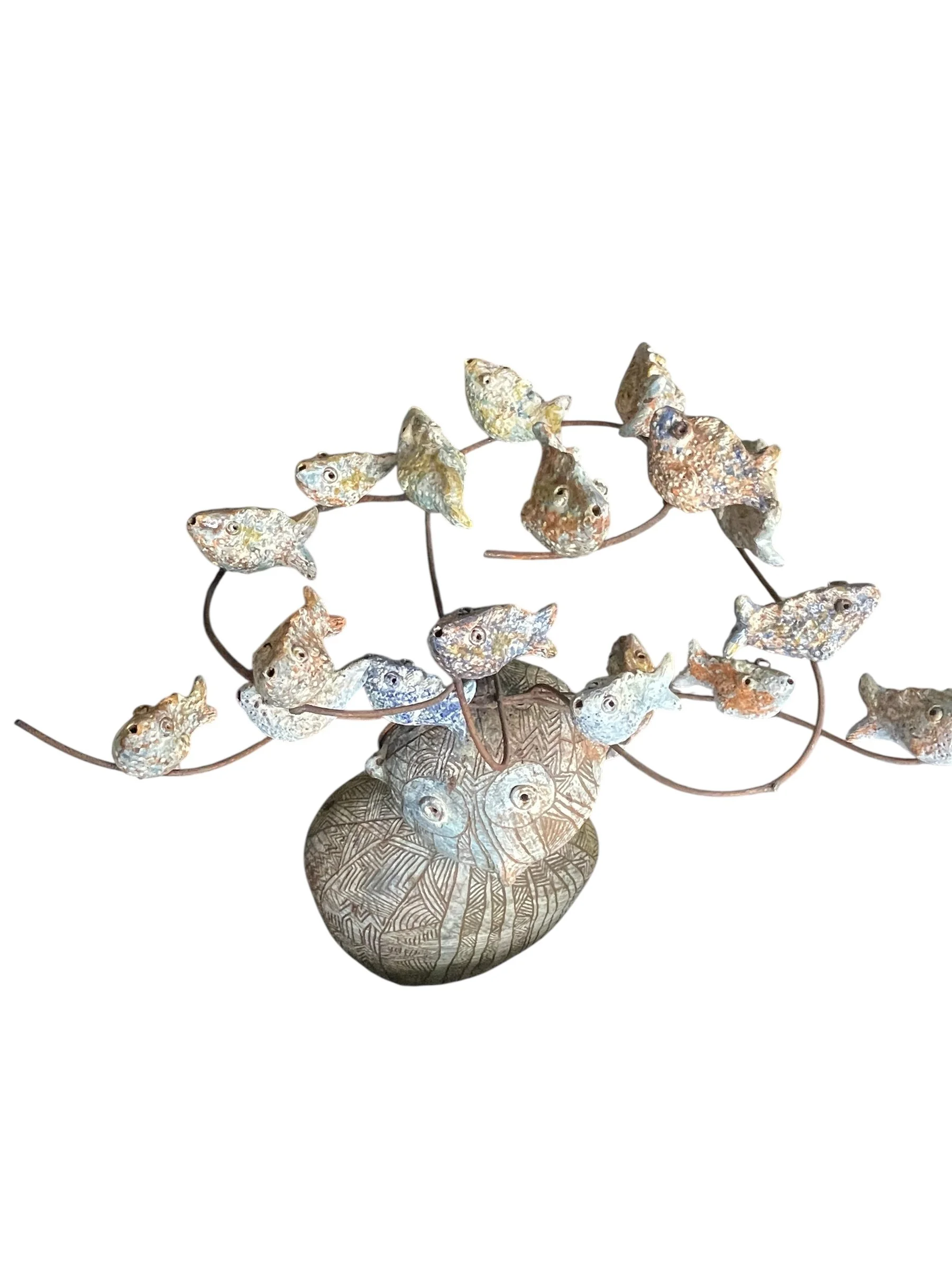 ceramic sculptured decor one of a kind.JPG