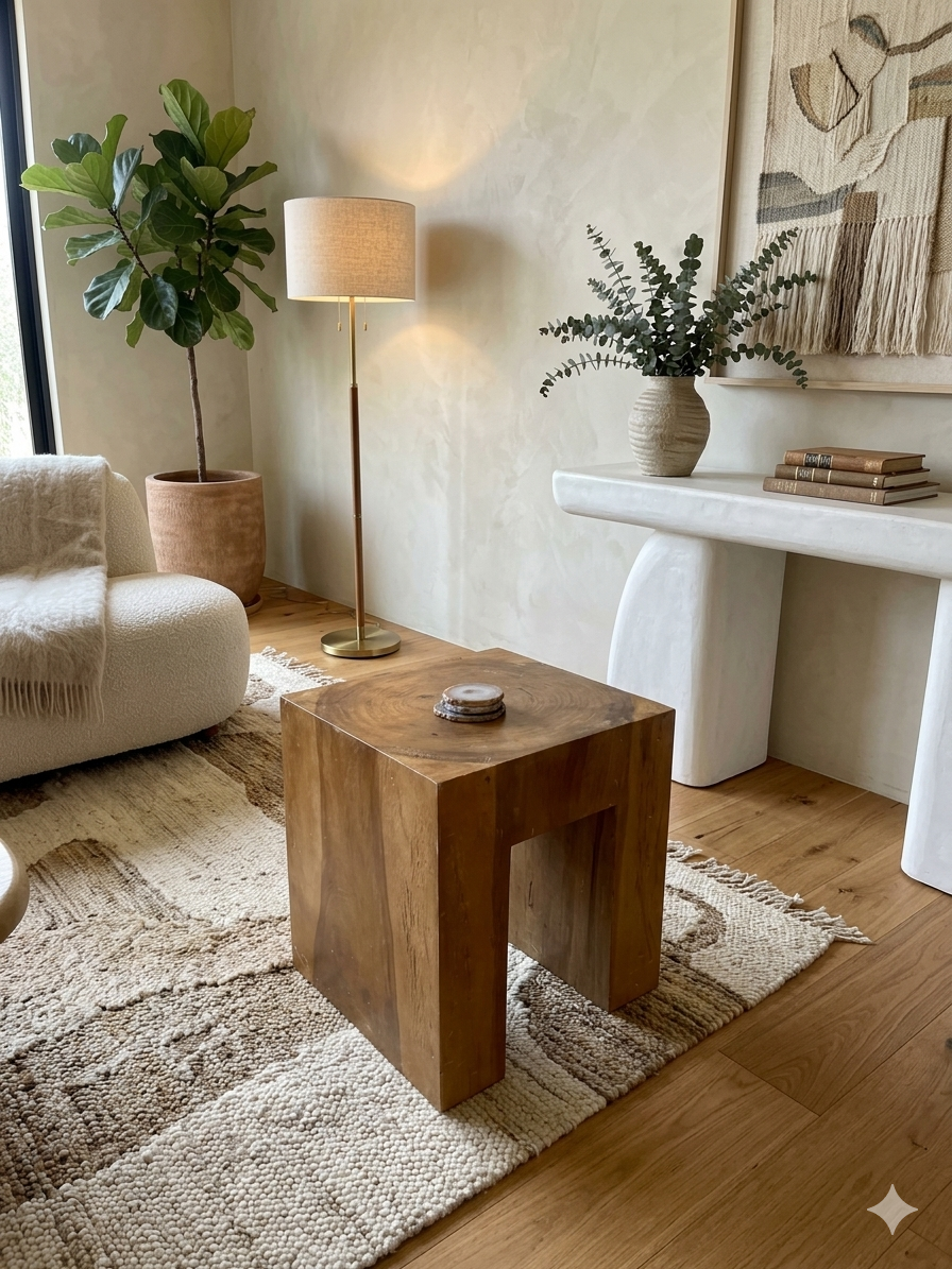 Natural Wood Furniture Occasional Table.PNG