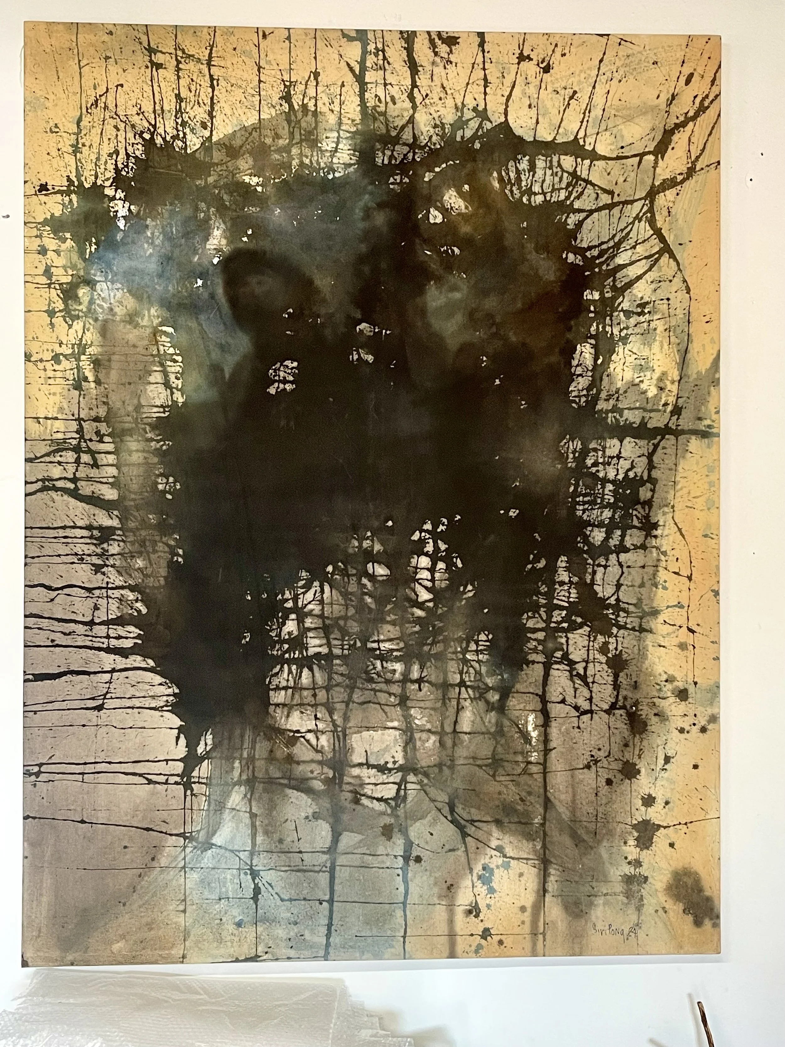 original oil painting by Thai arisan