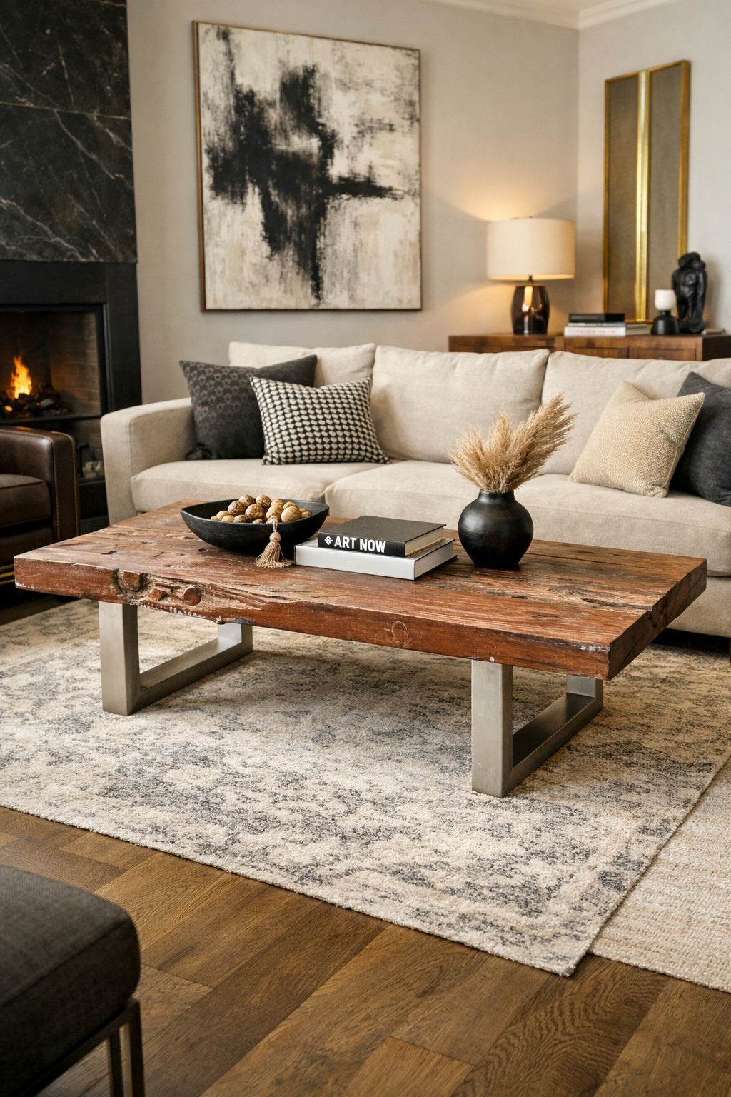 organic contempoary coffee table in a living room.PNG