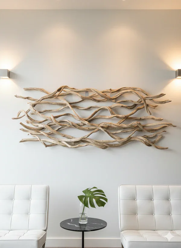rectangular vine wall art