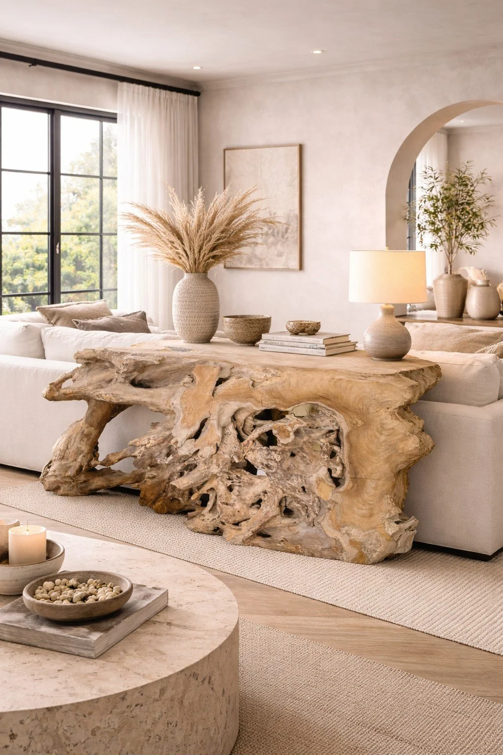 reclaimed wood onsole sofa table.jpg