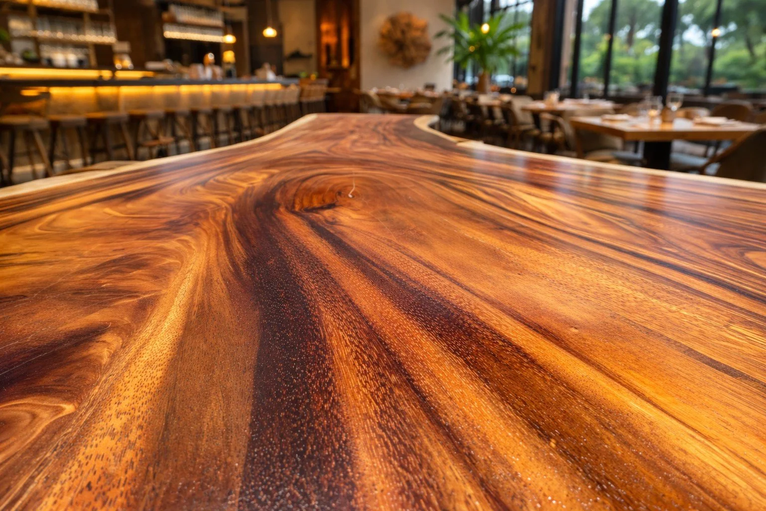 17' dining or conference table with beautiful wood grain.jpg