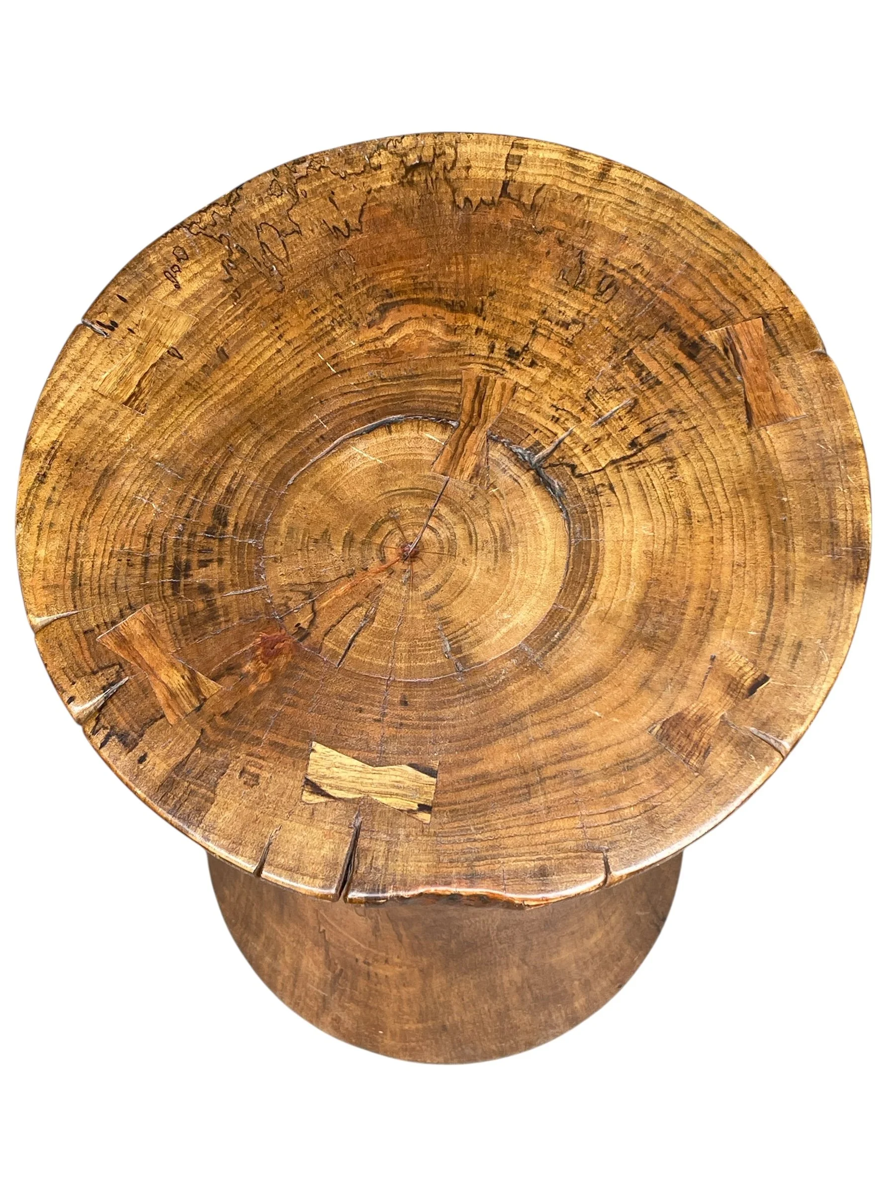 reclaimed natural wood stool.JPEG