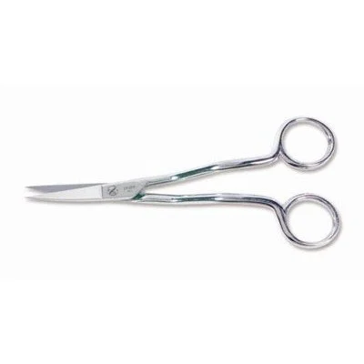 Gingher 6" Double-Curved Offset Handle Chrome Finish - G-6DC