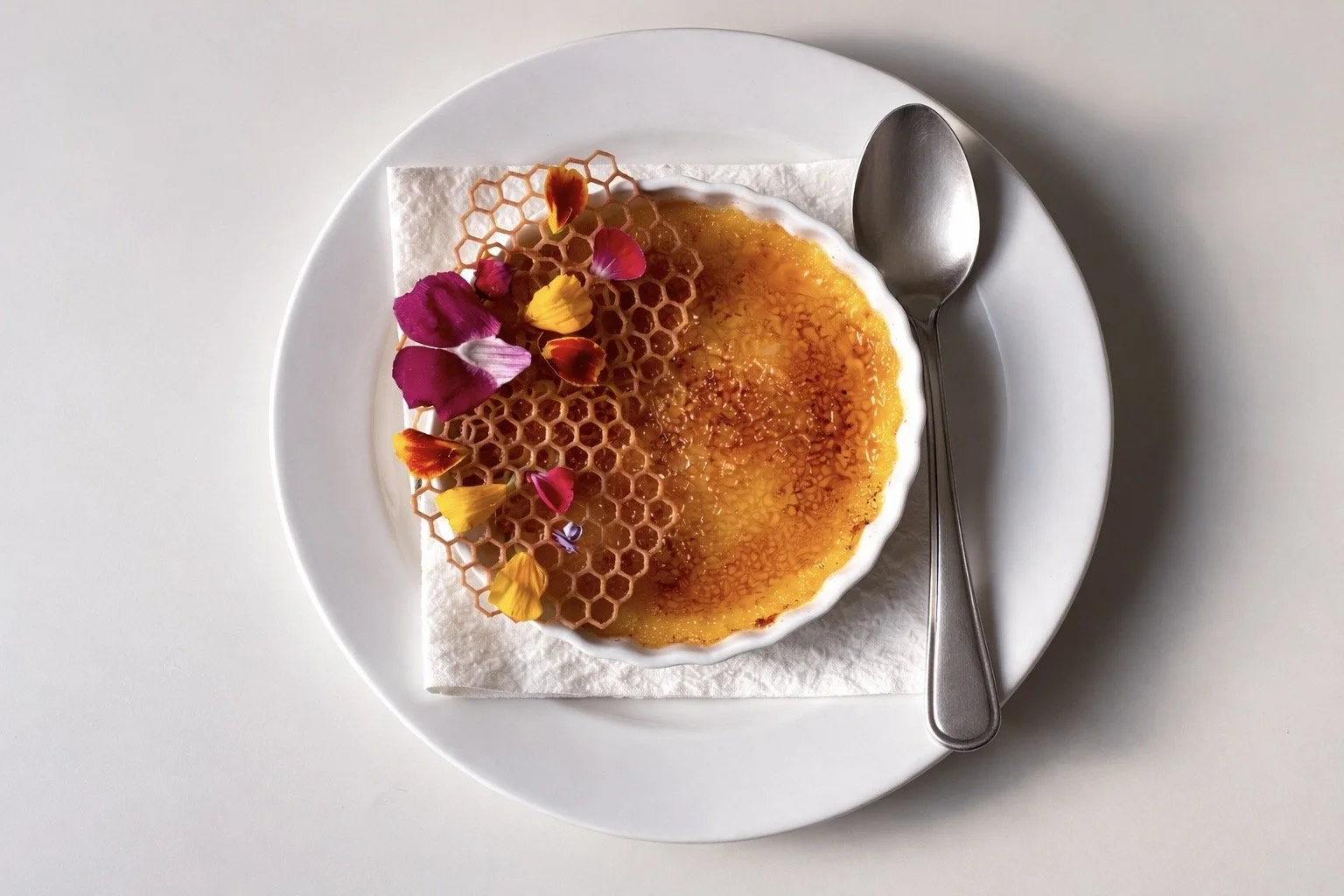 honey lavender Crème Brulée