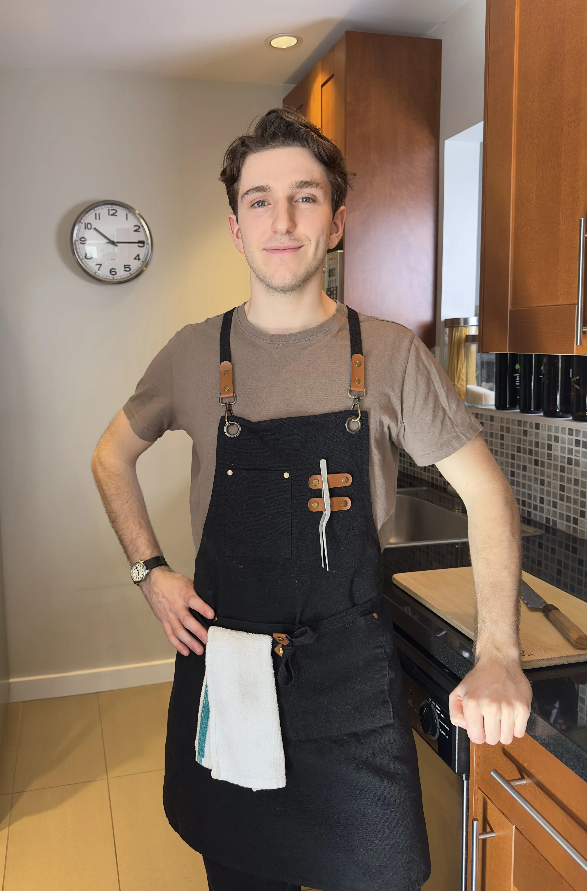Ben Bucifal in kitchen