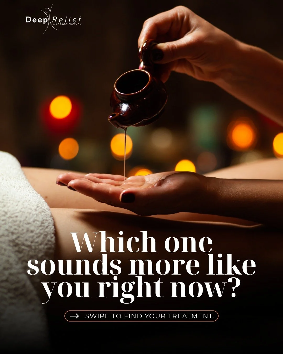 Not sure which treatment to book &mdash; this is where to start. Each one targets something specific and works differently on the body. Drop your answer in the comments &mdash; A or B &mdash; and we'll point you in the right direction before you book