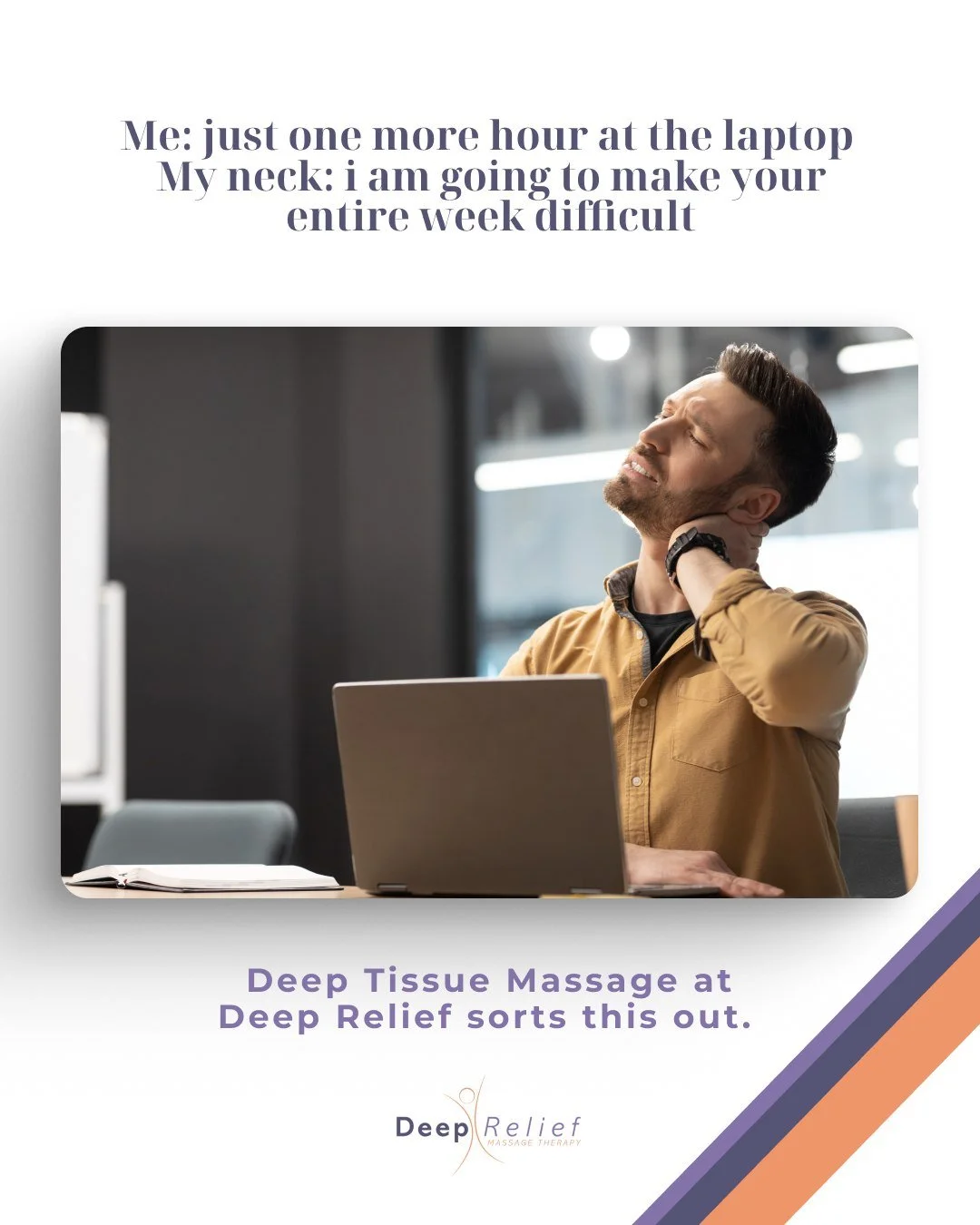 Deep Tissue works on the muscle layers underneath &mdash; not just the surface. If your neck and shoulders have been tight for weeks, one session makes a noticeable difference.
📍 Deep Relief &ndash; Dublin 1
📲 Book through the link in bio.

#DeepRe