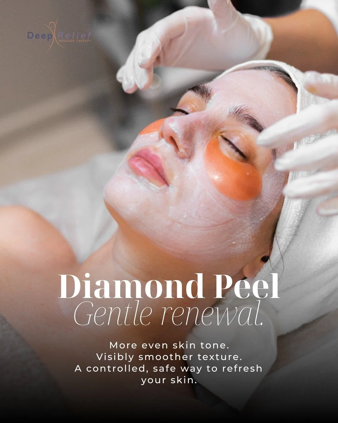 Diamond Peel is a controlled exfoliation treatment designed to remove dead skin cells,
improve texture, and support natural skin renewal.

It&rsquo;s ideal for anyone looking for smoother, more even skin under professional care.

📍 Deep Relief &ndas