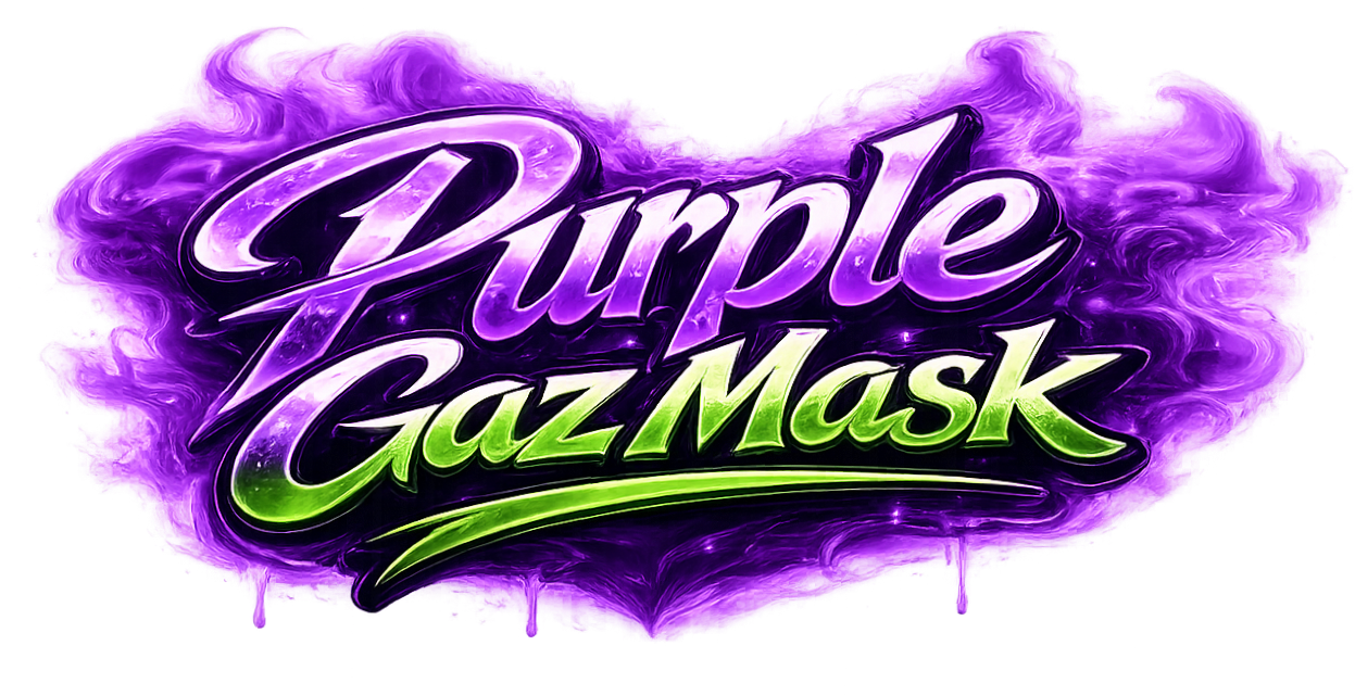 Purple Gaz Mask