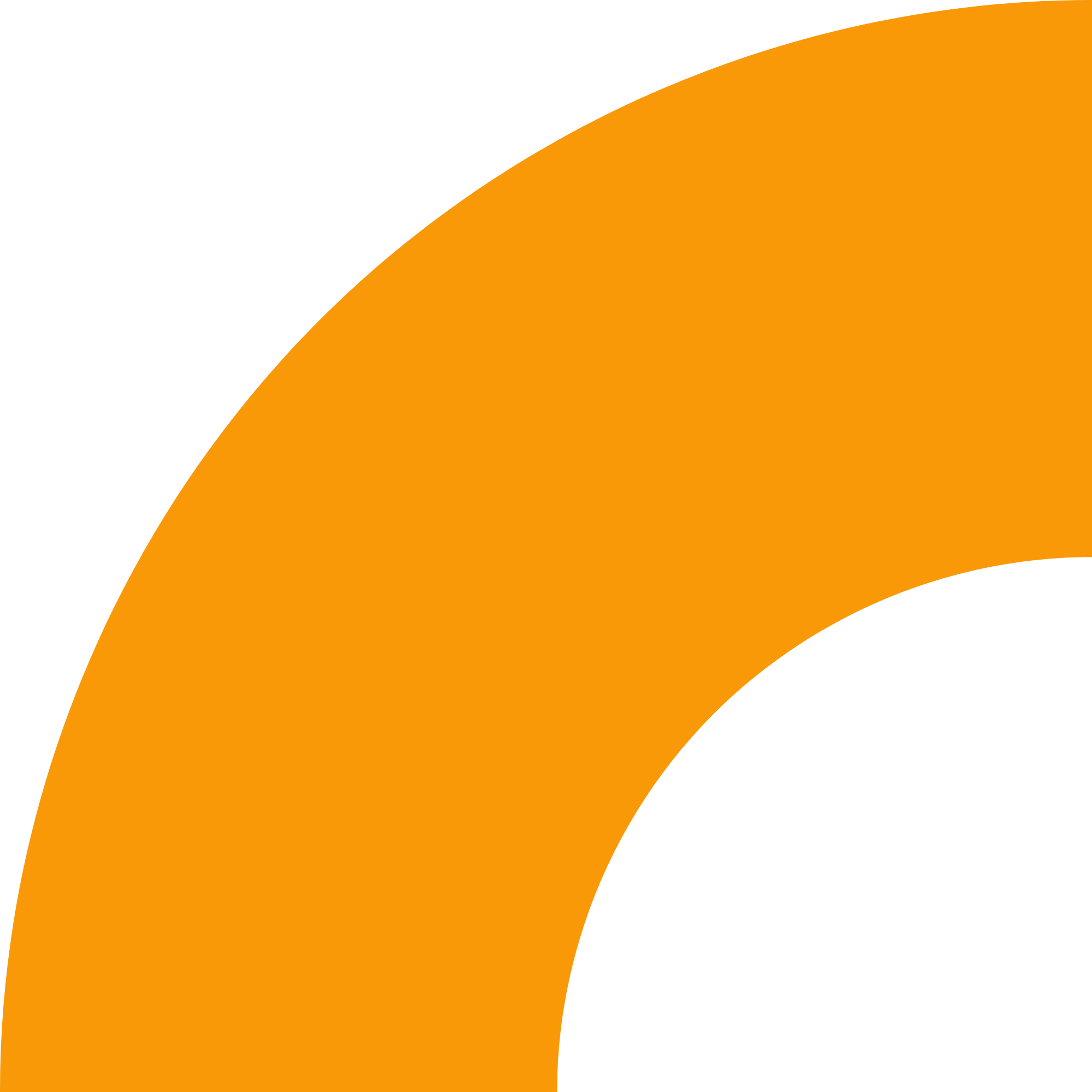 Close-up of an orange FX logo on a black background.