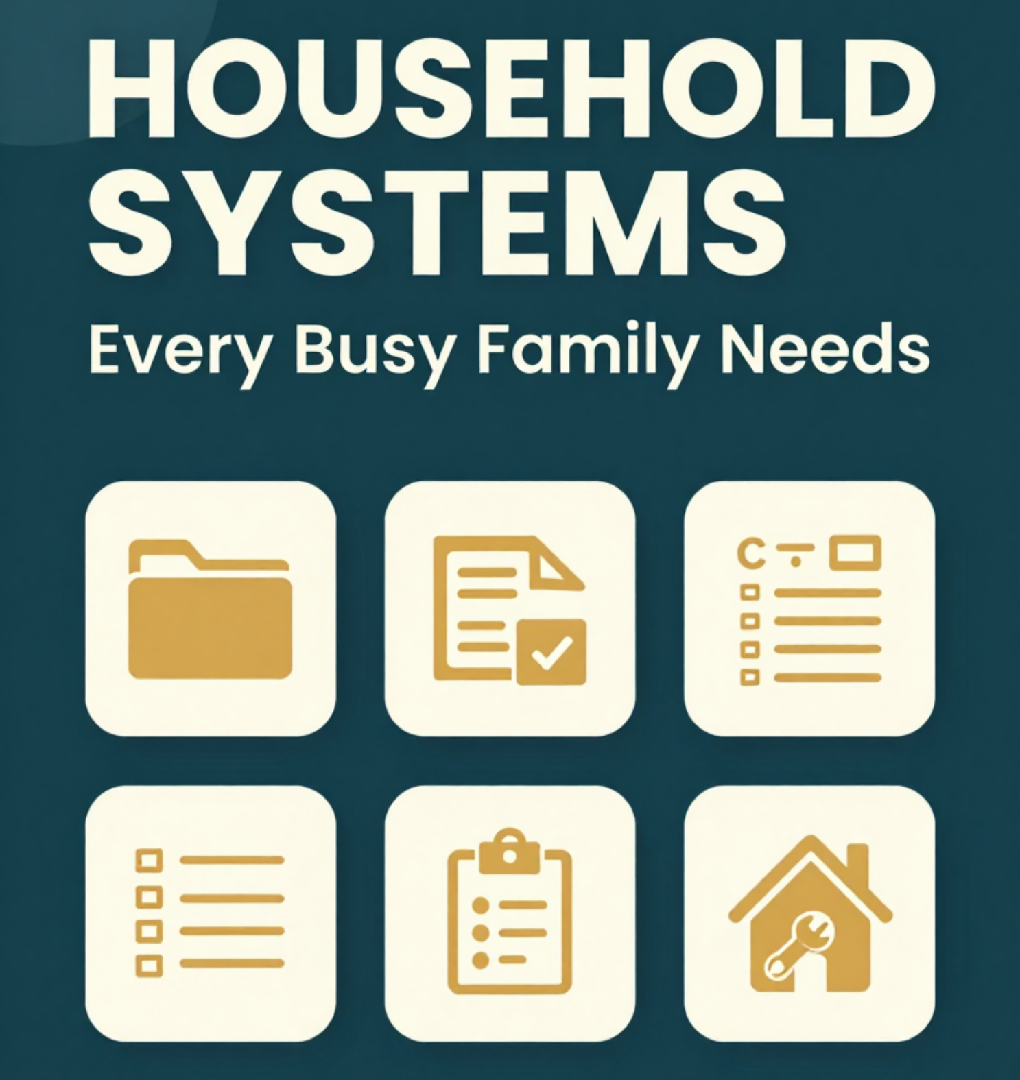 The Household Systems Every Busy Family Needs
