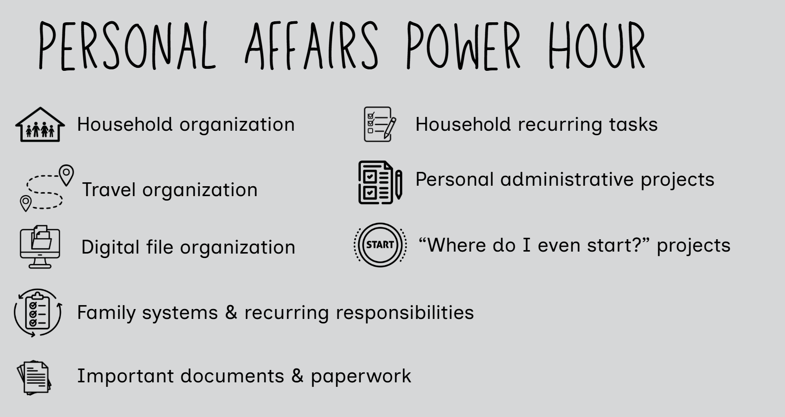 Personal Affairs Power Hour
