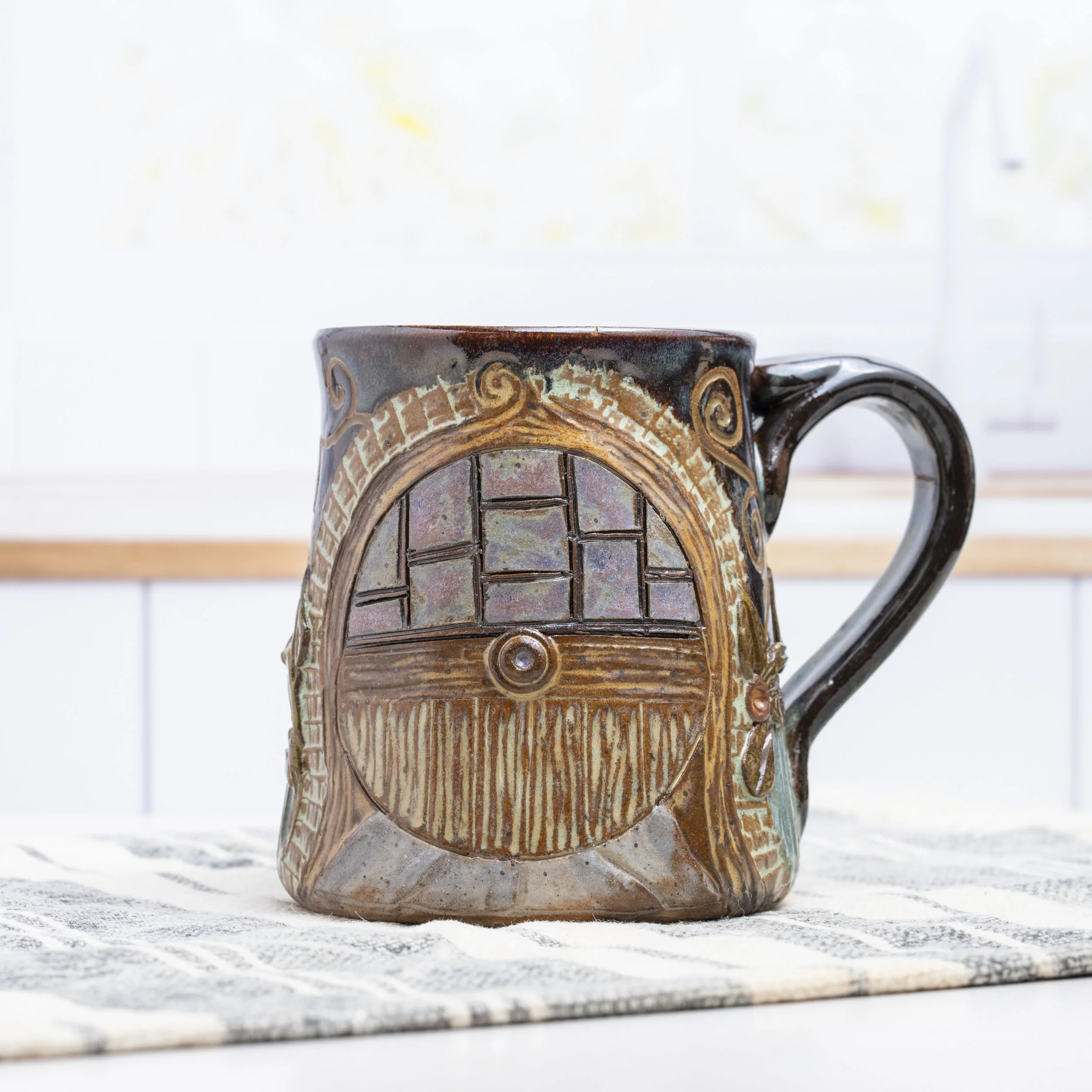 Hobbit Door Stoneware Mug
