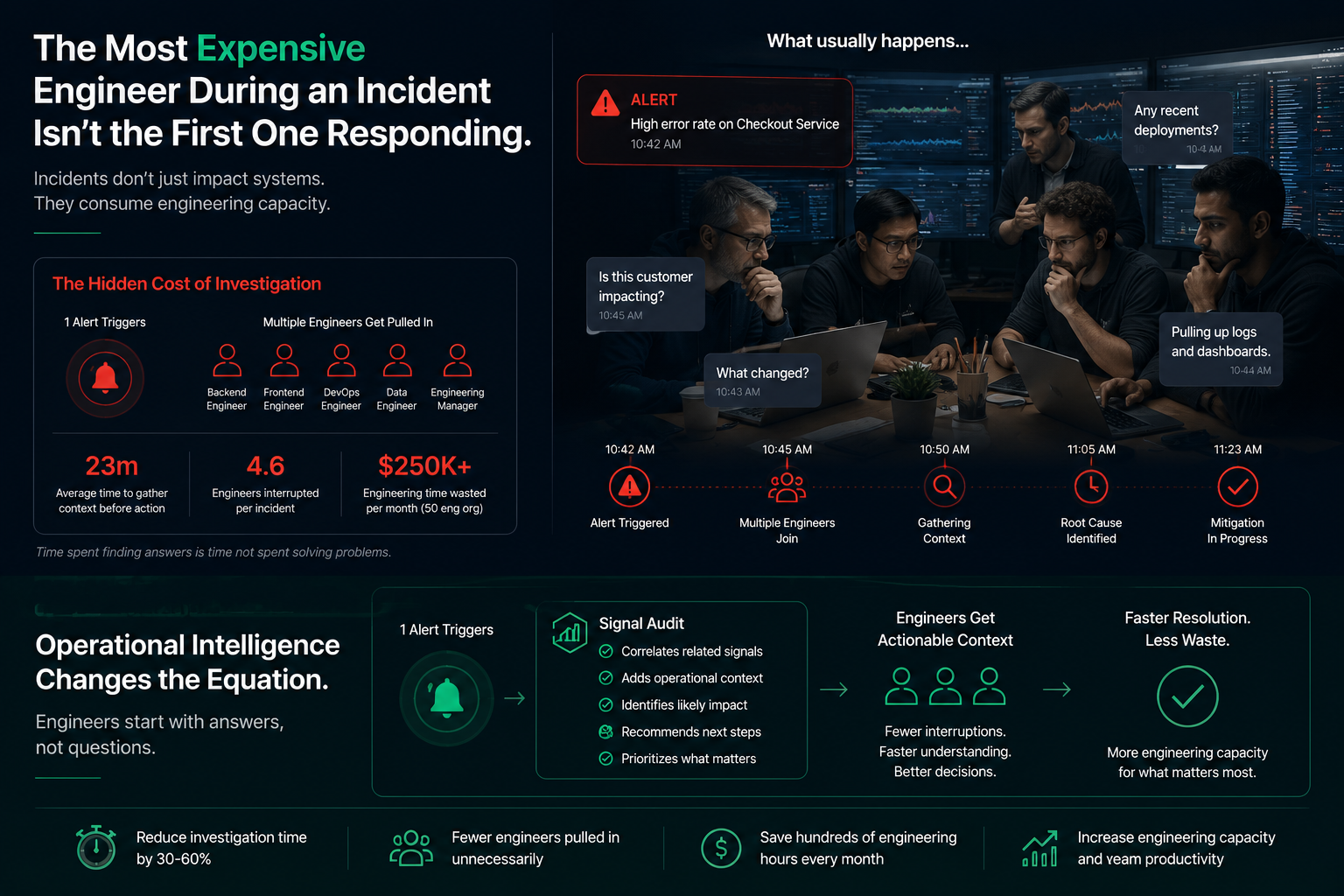 The Most Expensive Engineer During an Incident Isn't the First One Responding