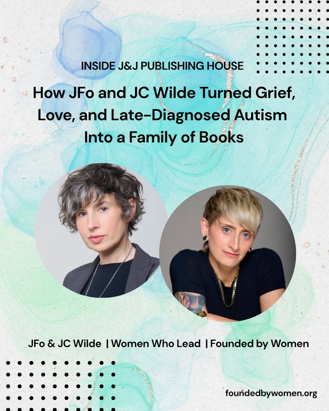 Founded by Women Featurette: JFo & JC Wilde, Co-Founders of J & J Publishing House—September 2026