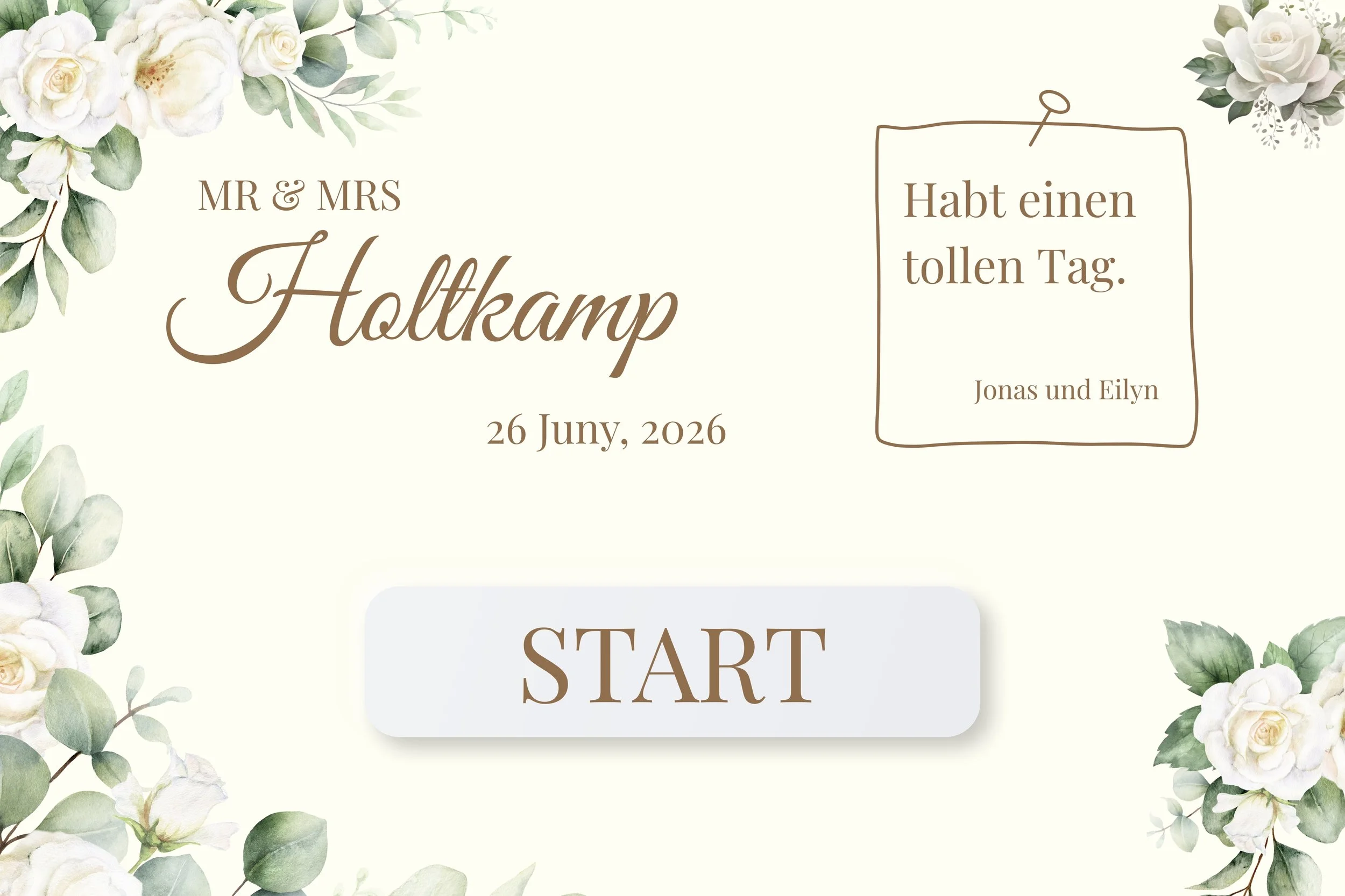 Beispiel eines layouts