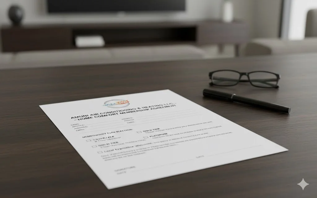 Annual Air Conditioning & Heating L.C. Home Comfort Membership Agreement