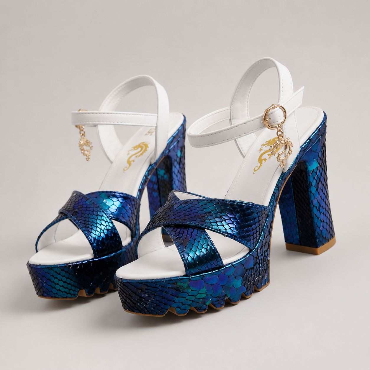Sandália Platform Leviathan Blue