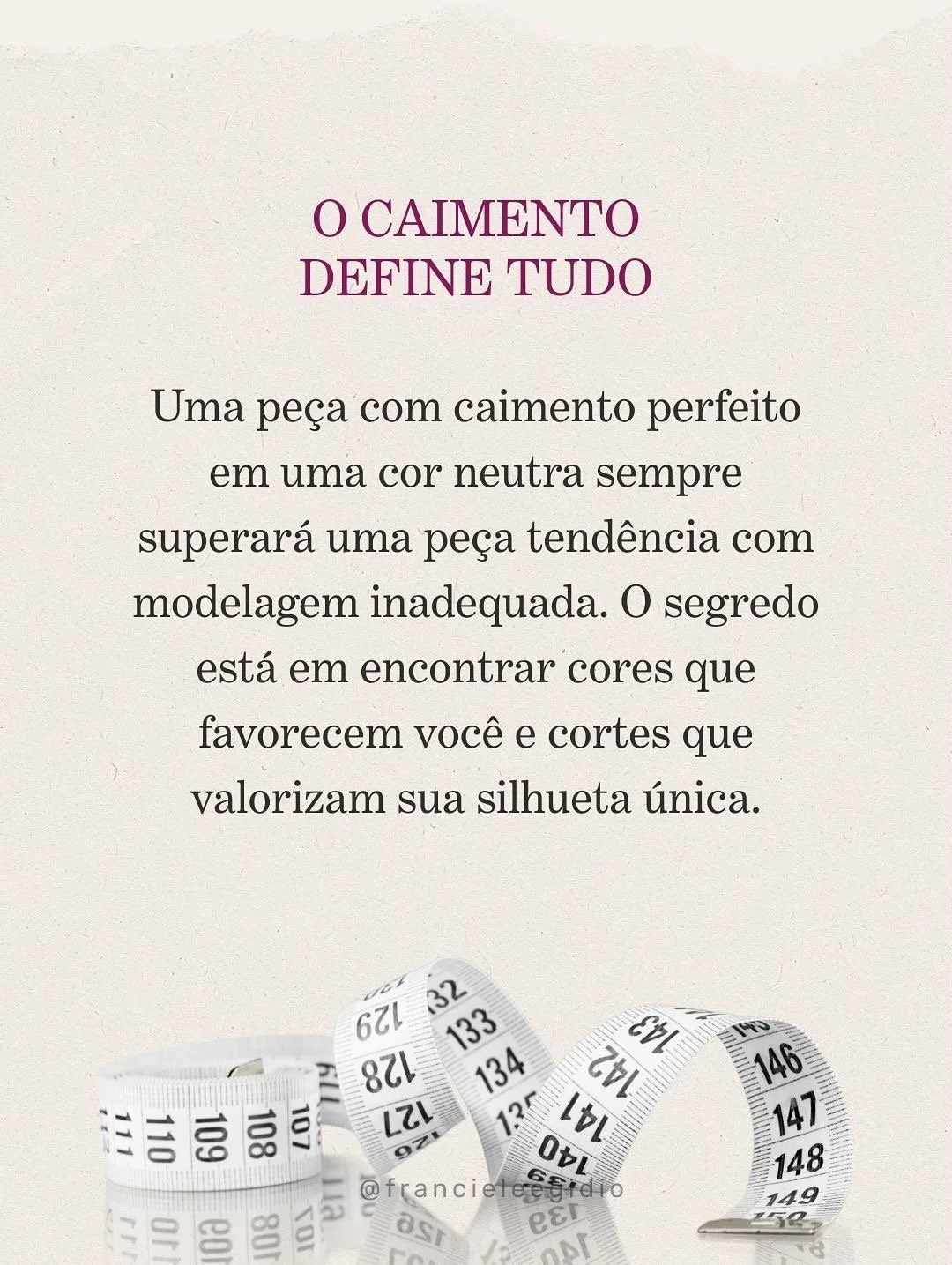 O caimento 