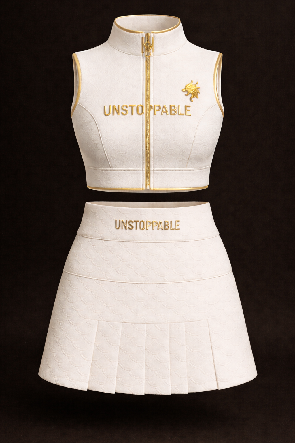 Conjunto Unstoppable Dragon Premium Branco