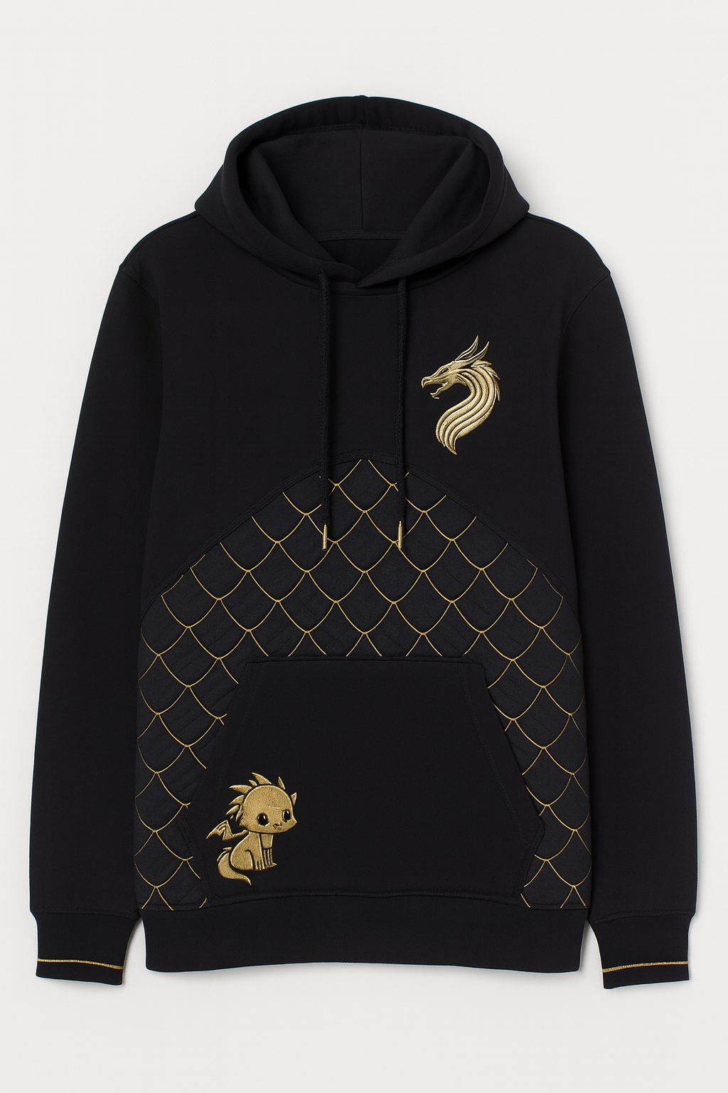 Moletom Premium Dragão Dourado