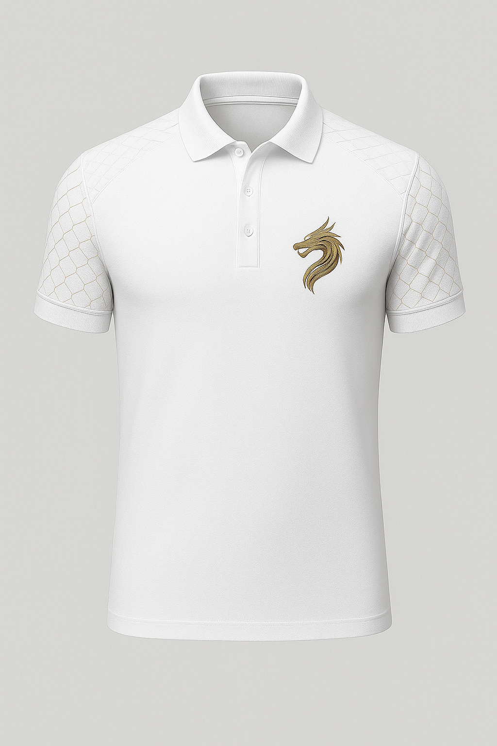 Camisa Polo Dragão Dourado