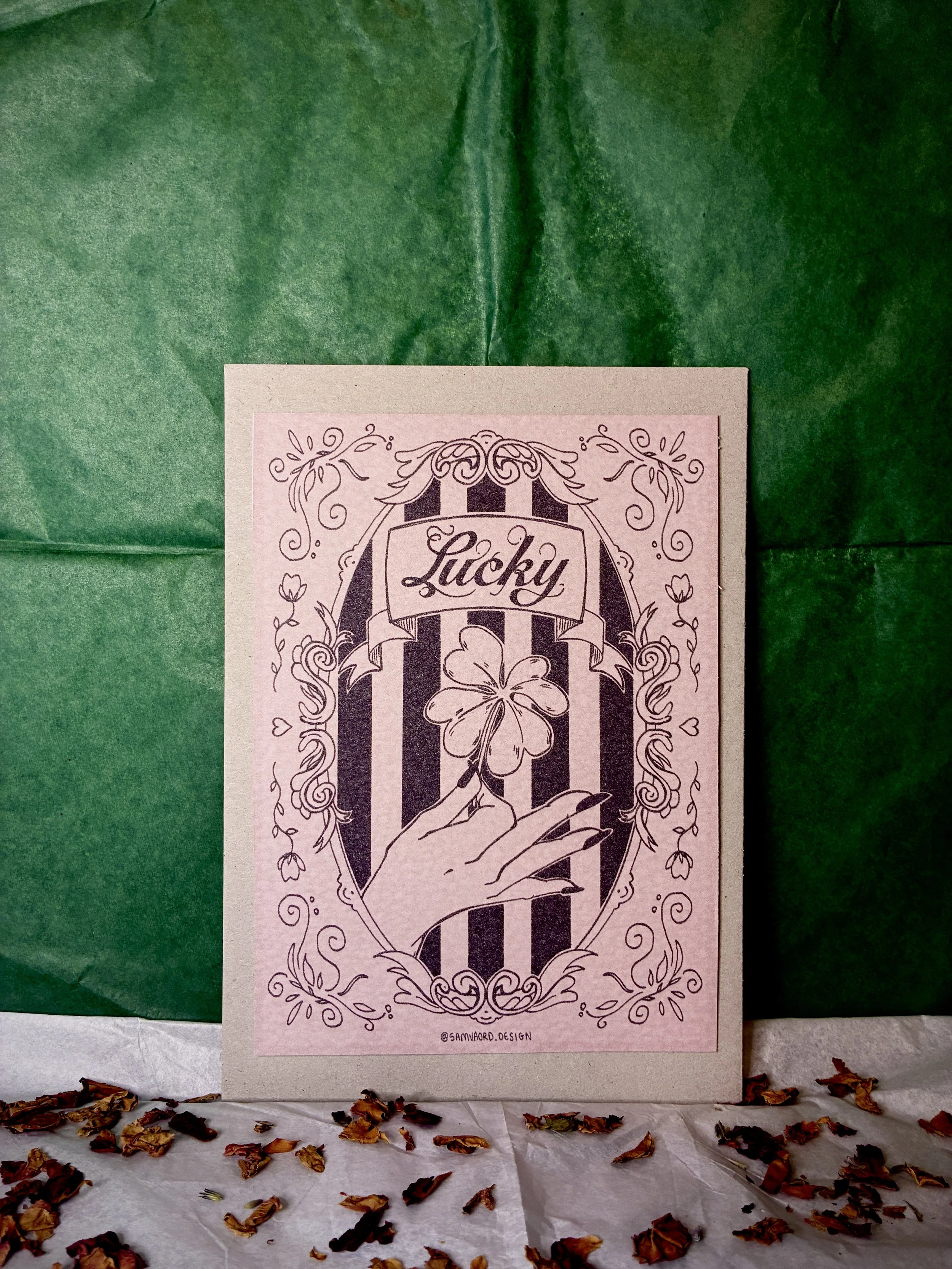 'Lucky' Print 5x7 inch