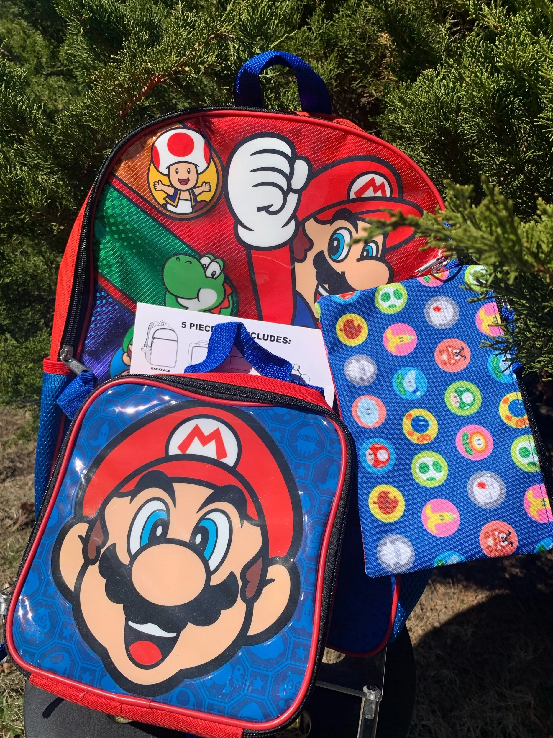 Mario Backpack 5-in-1 Set