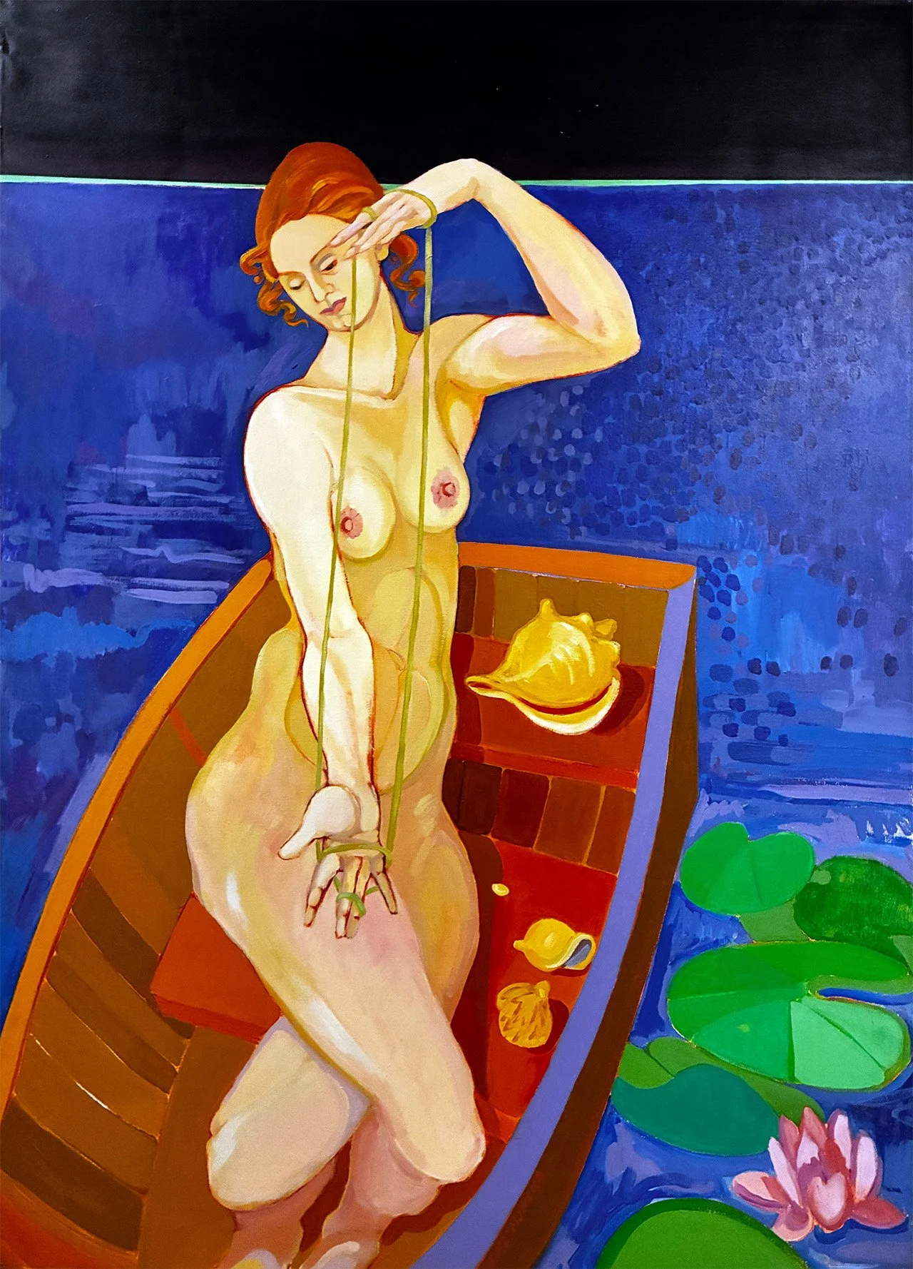 Nude in Boat I