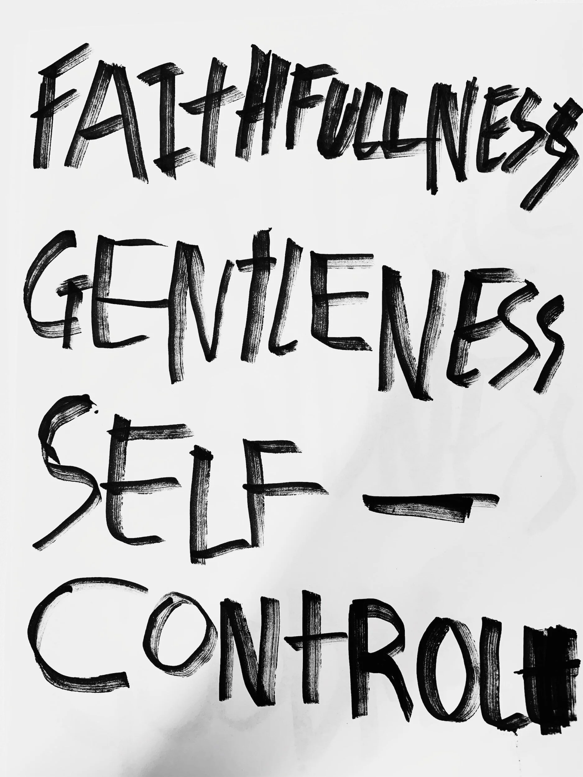 Jesus Over The Relational: Self Control