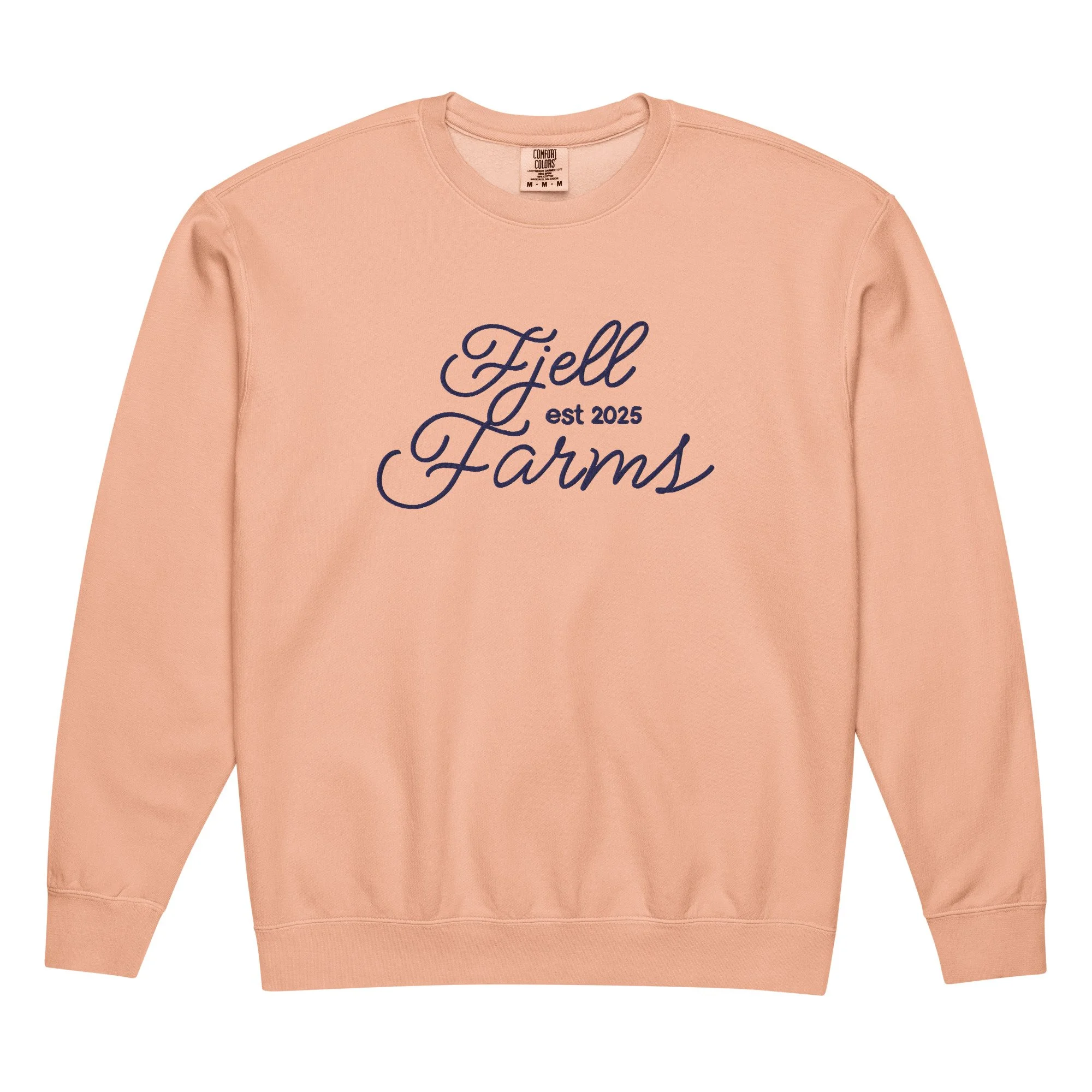 'Fjell Farms: Est 2025' Embroidered Crewneck