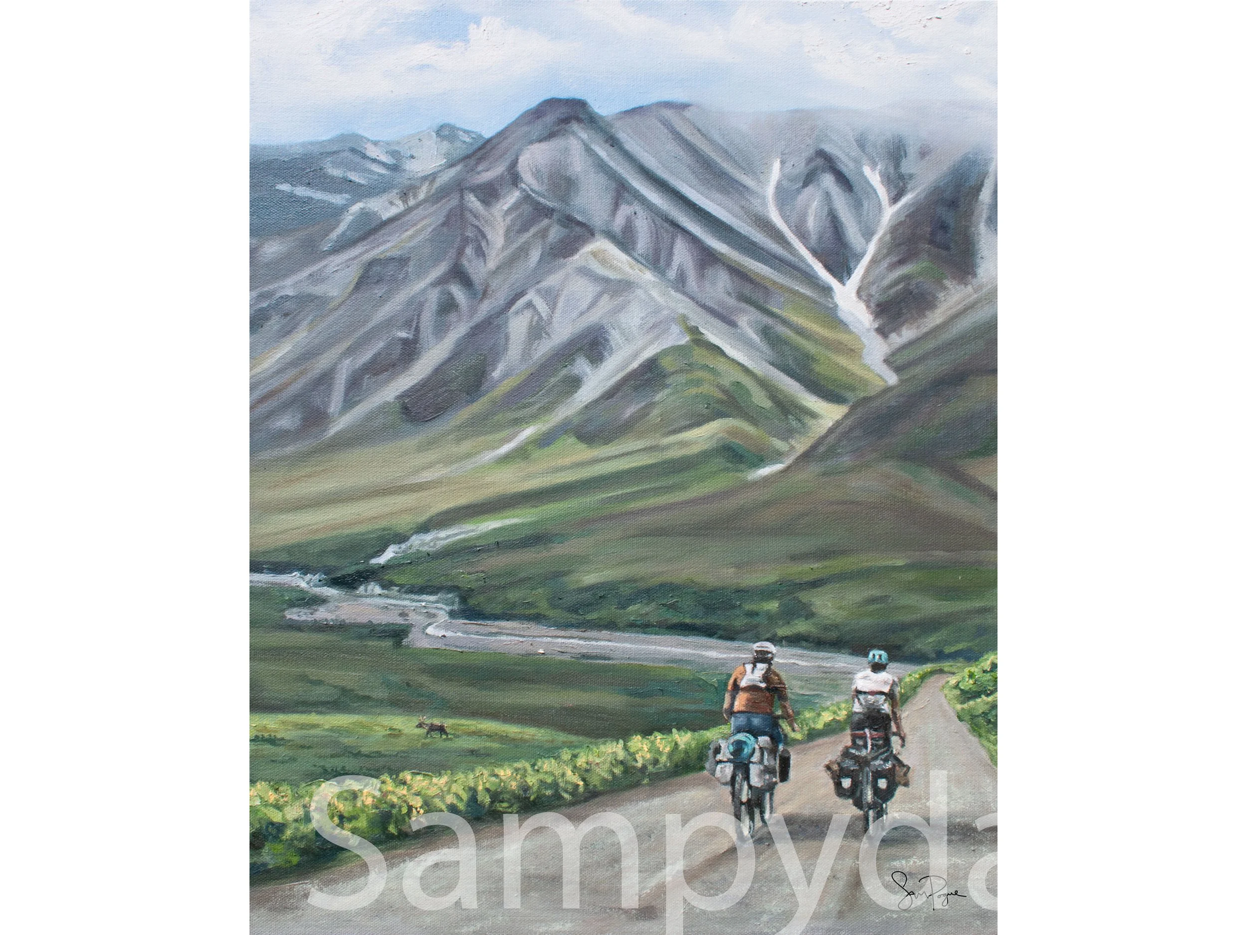 Denali Park Road Bikepacking - Print