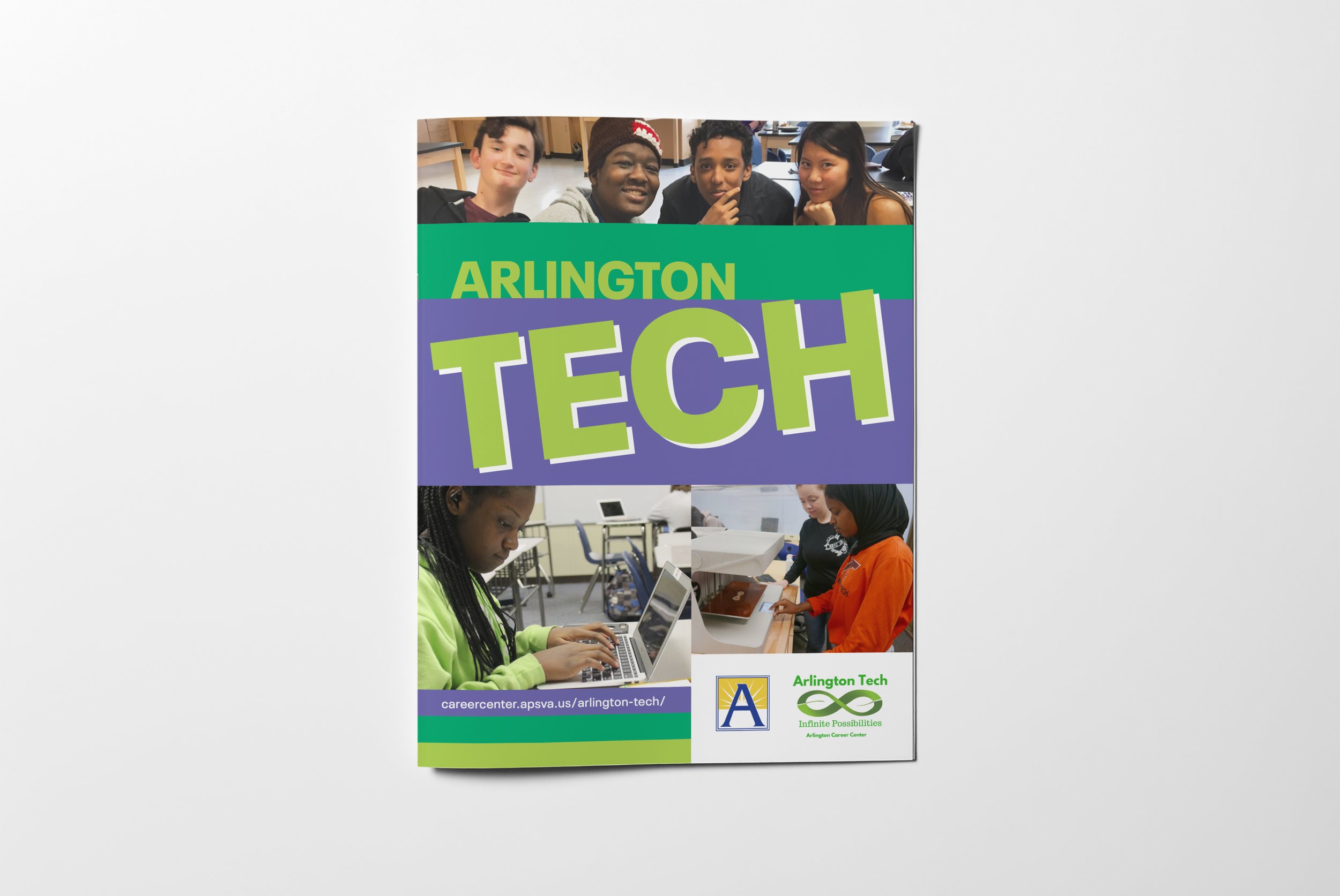 PRINT FOR ARLINGTON TECH HIGH SCHOOL - INFOGRAPHIC AND BROCHURE