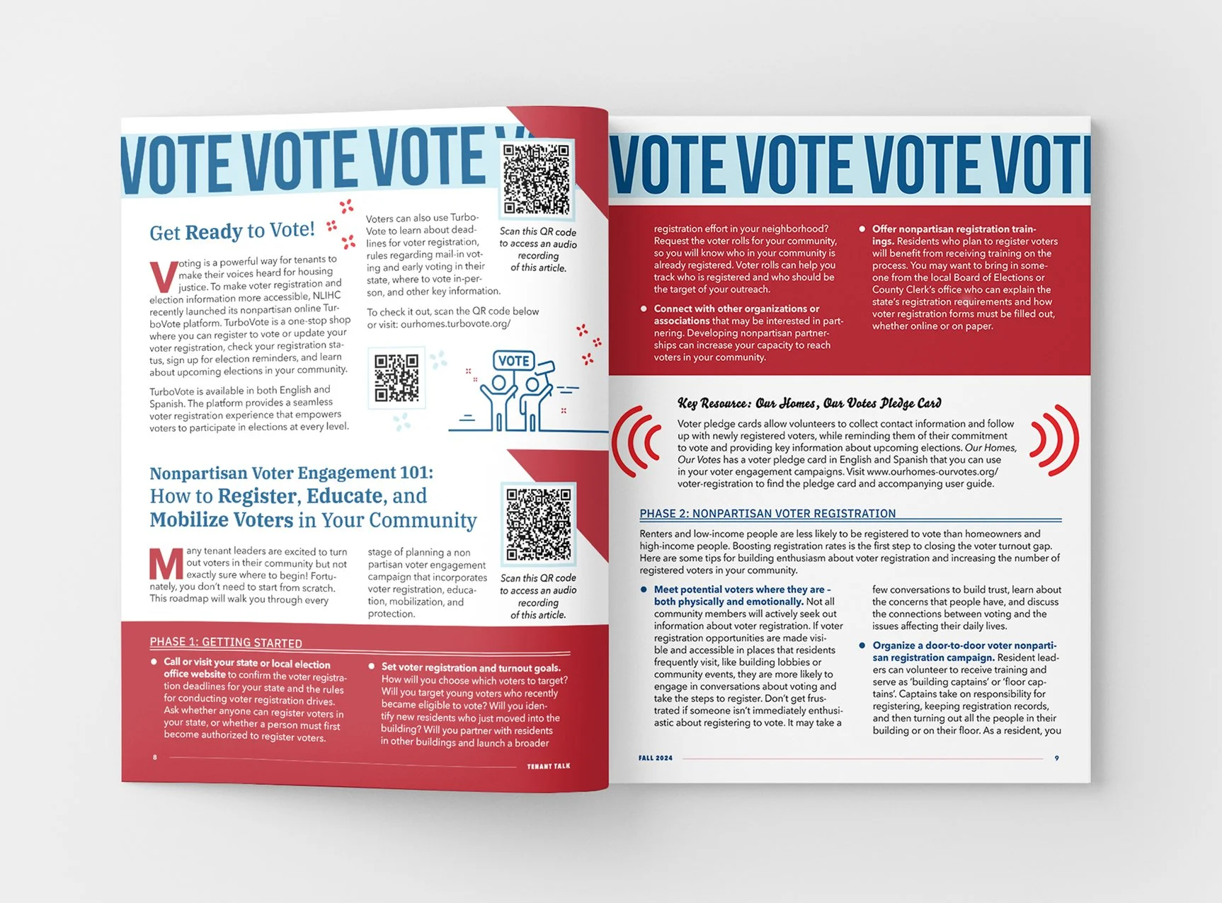 PRINT AND DIGITAL FOR NATIONAL LOW INCOME HOUSING COALITION TENANT TALK NEWSLETTER