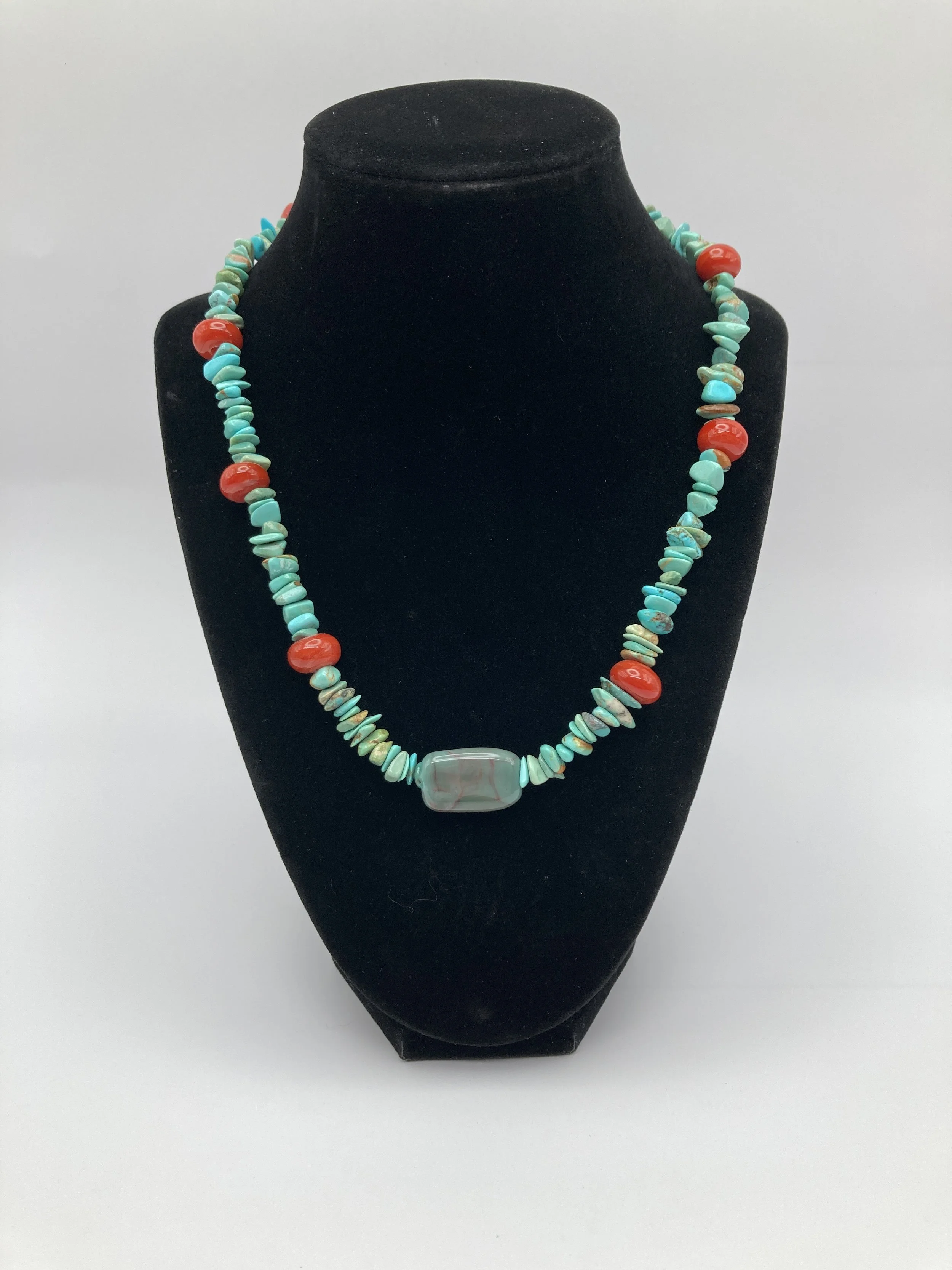 turquiose with pendant set in silver