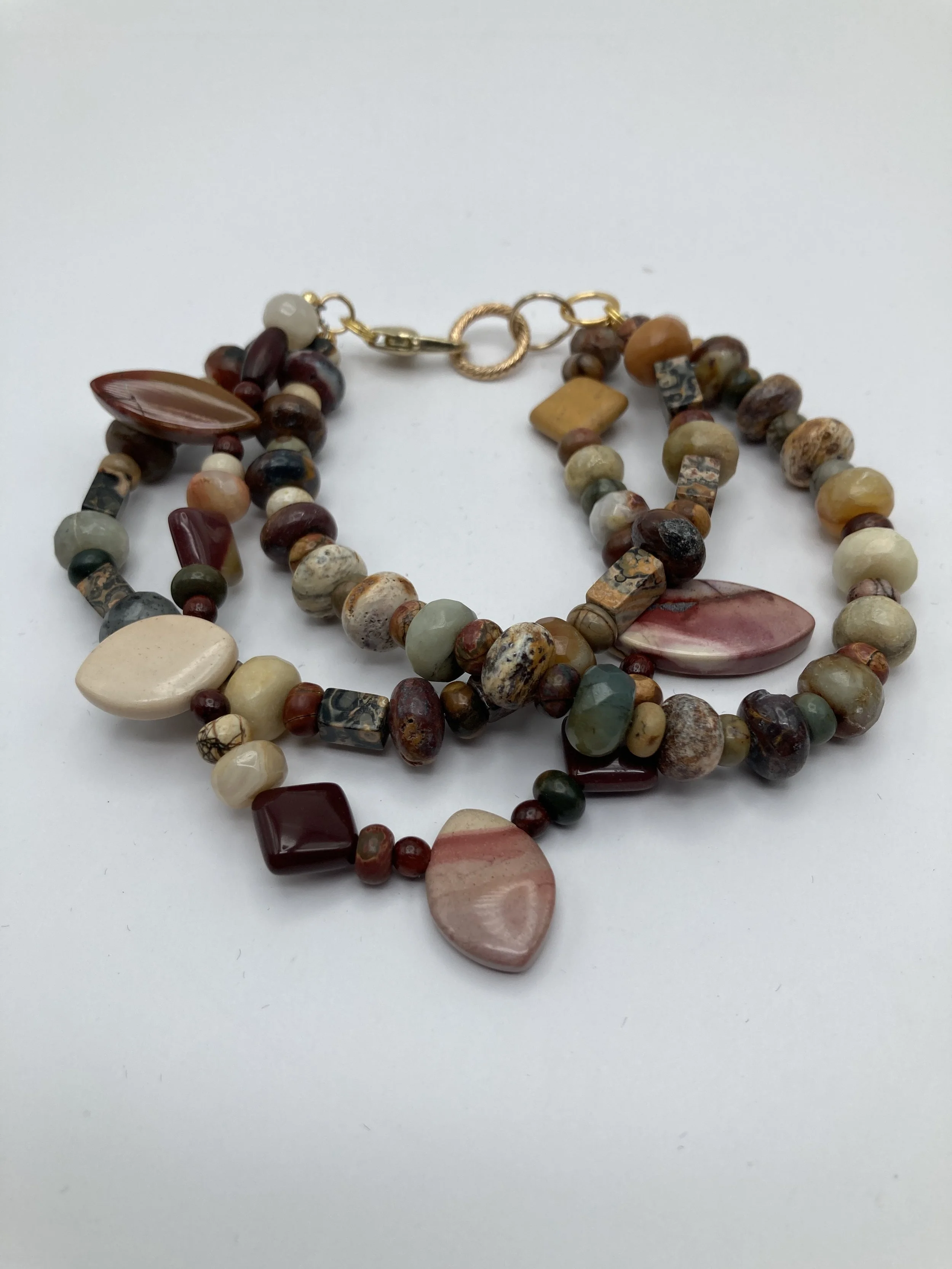 bracelet Jasper in many shapes