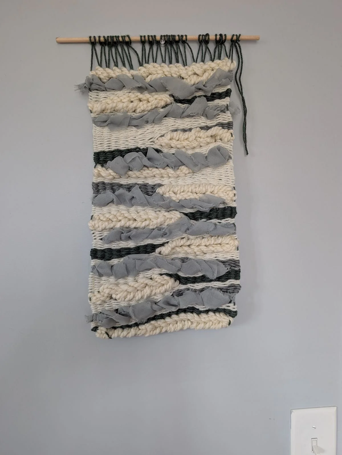 Hand Woven Wall Hanging Tapestry by Holly Cromer