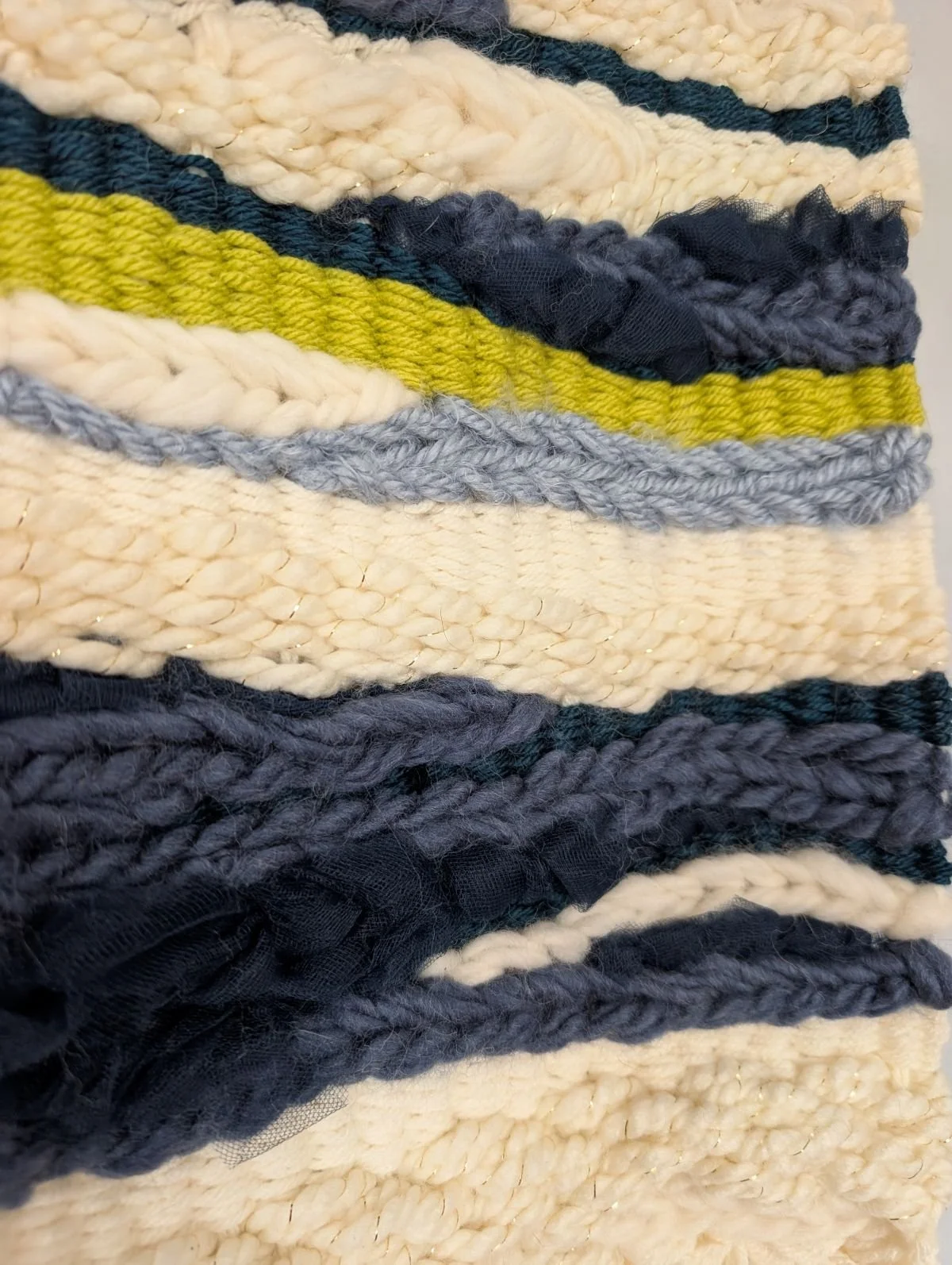 Hand Woven Wall Hanging Tapestry by Holly Cromer