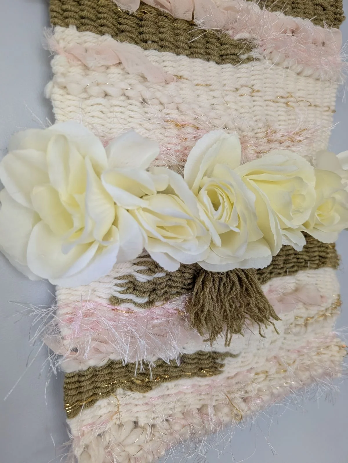 Hand Woven Wall Hanging Tapestry by Holly Cromer