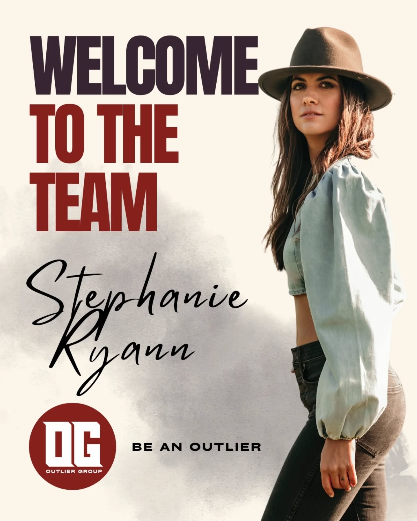 We&rsquo;re excited to officially announce that Stephanie Ryann joined The Outlier Group family in September! A New England native now based in Nashville, Stephanie kicked off our partnership with support slots for Stephen Wilson Jr. and Maddie &amp;