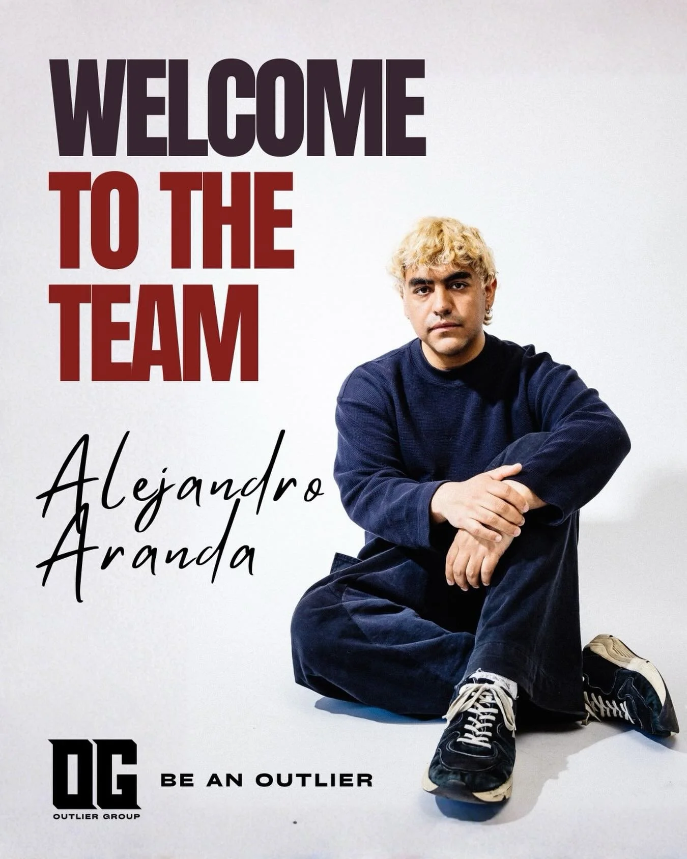 We&rsquo;re proud to officially welcome Alejandro Aranda ( @scarypoolparty ) to the Outlier Group roster for management! 

Hailing from Pomona, California, Alejandro Aranda is a genre-fluid artist whose sound seamlessly weaves together folk, pop, exp