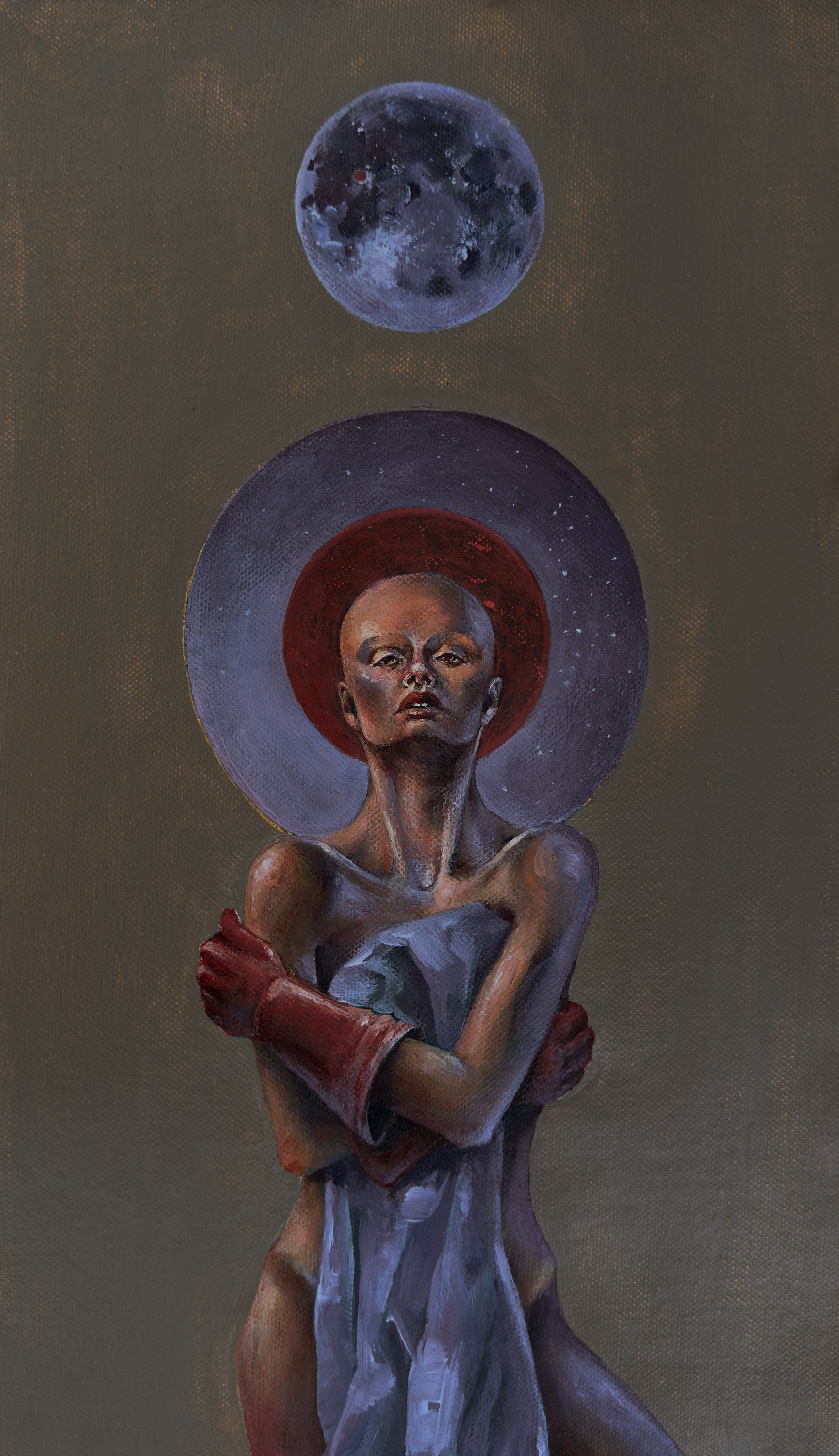 Moon-Kissed, 2020  
16,5 × 9,5 in