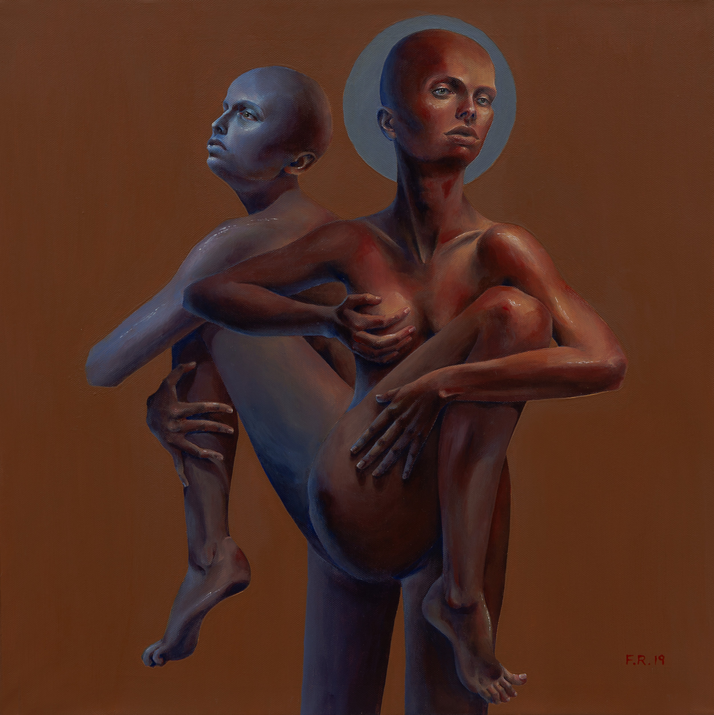 Duality, 2019  
23,5 × 23,5 in