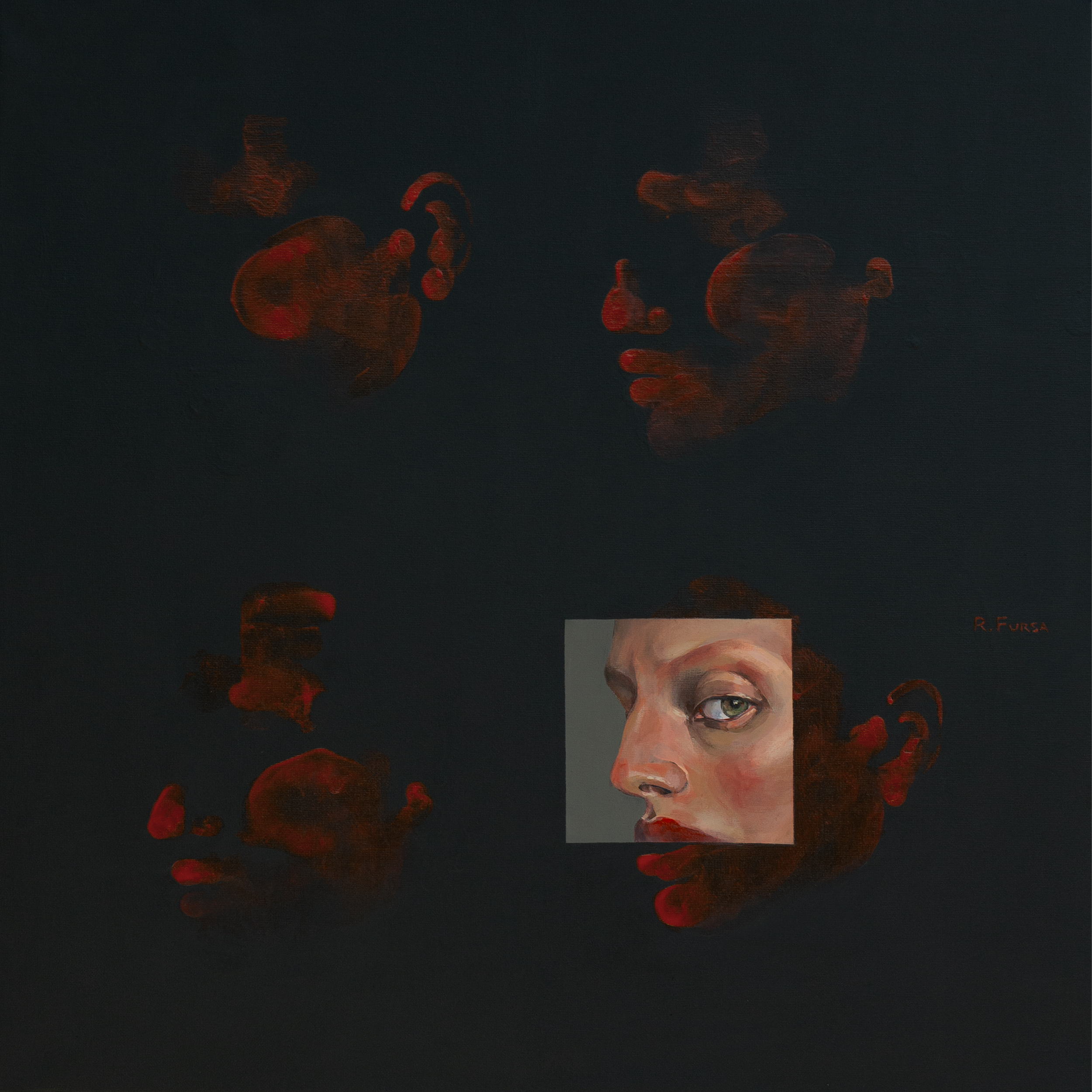 The Gaze, 2026  
23,5 × 23,5 in  