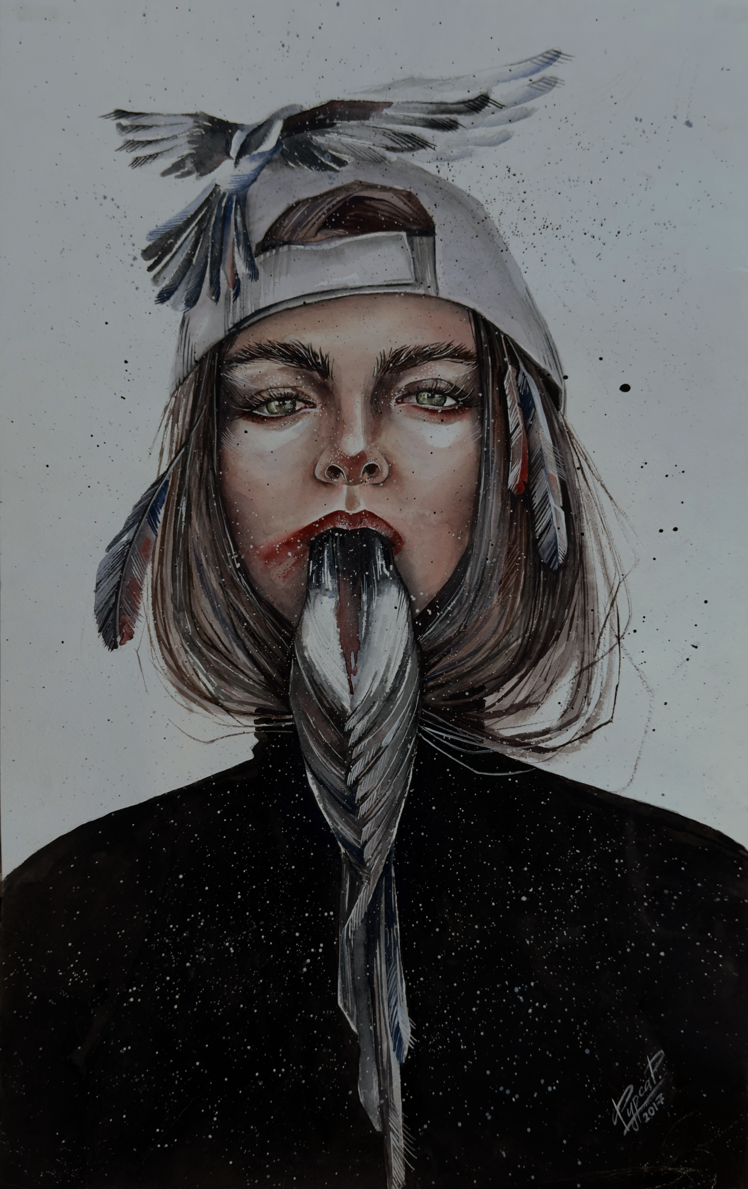 Love of Nature, 2017  
24 × 15 in