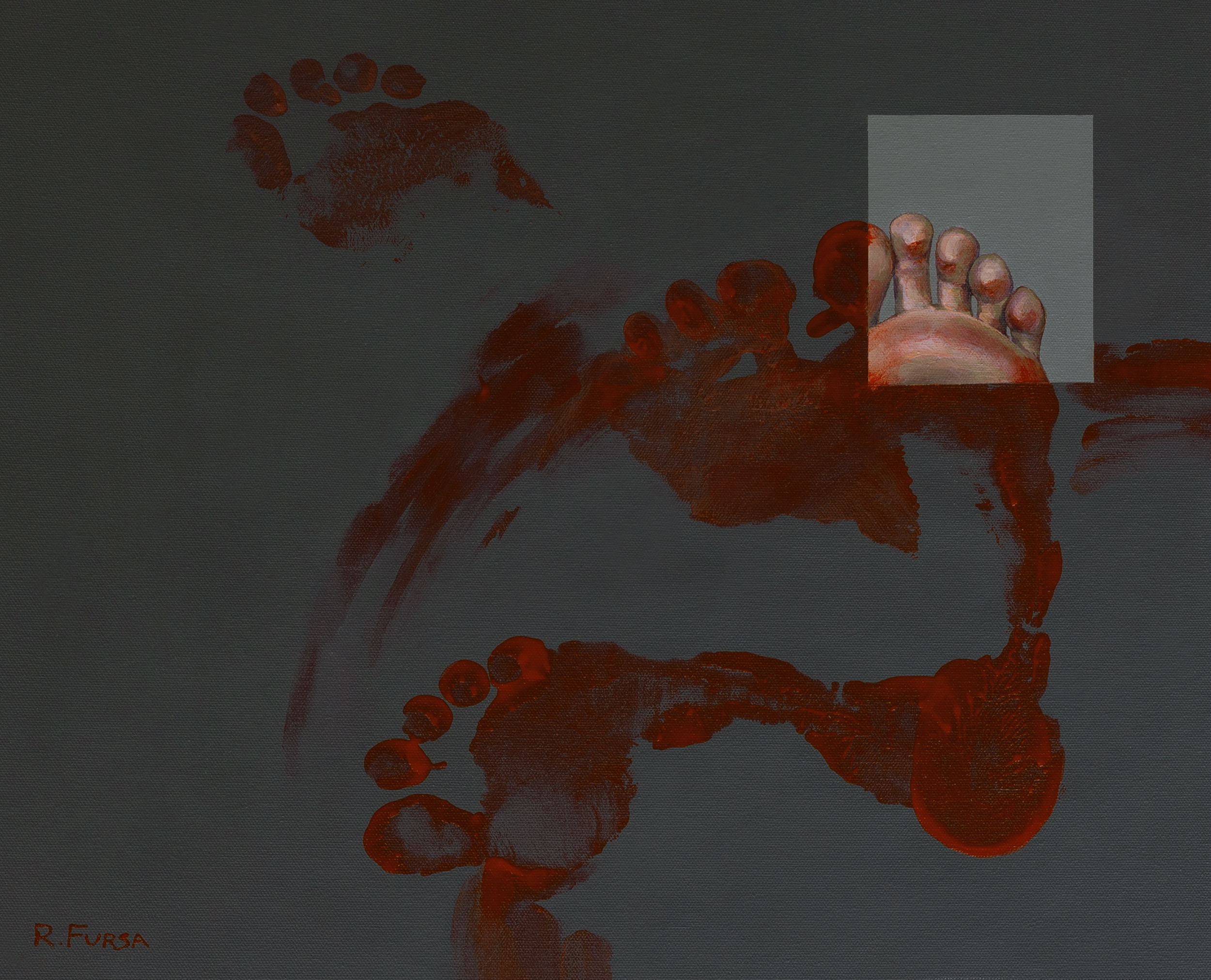 Between Steps, 2026  
15,5 × 19 in  