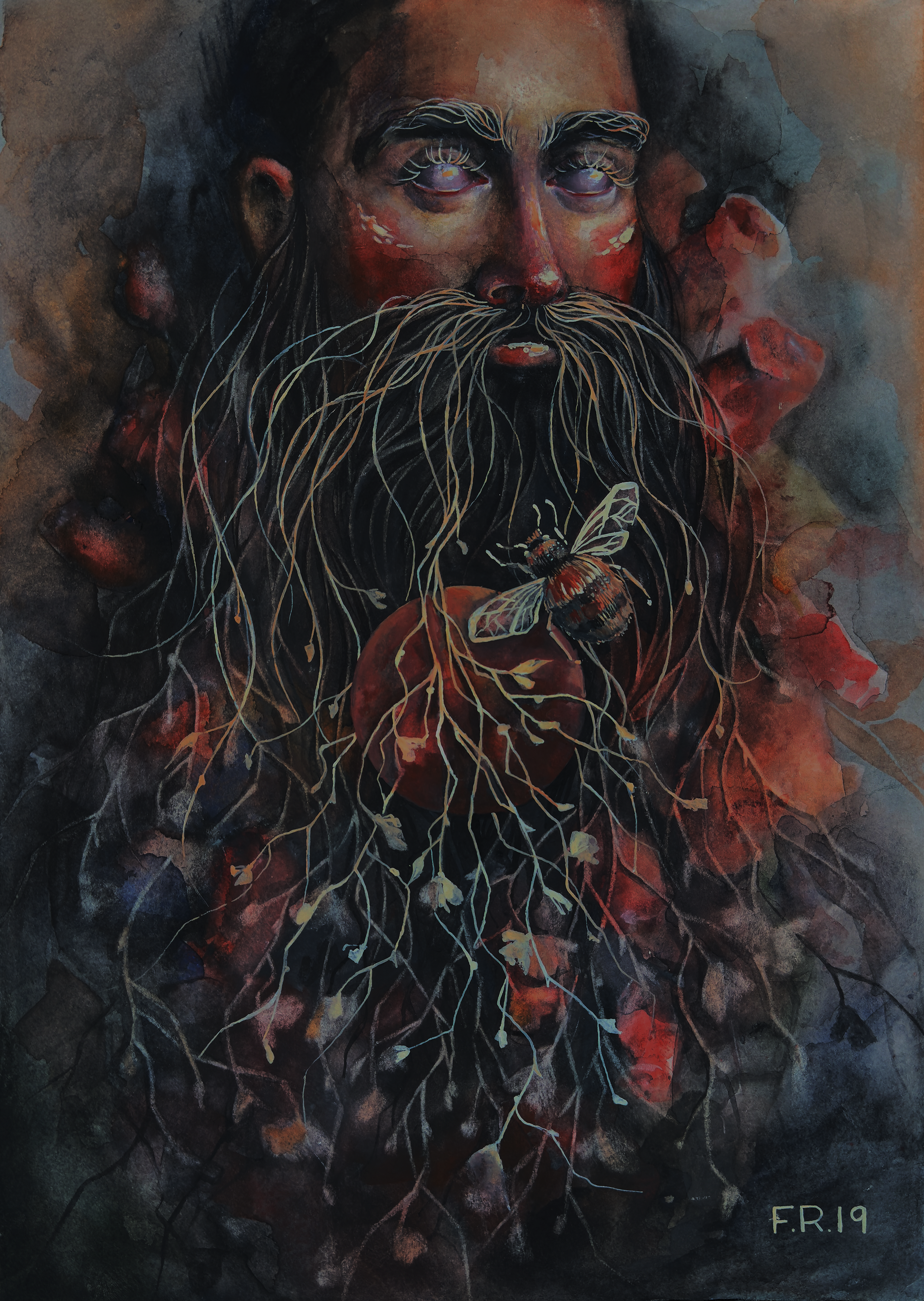 Narcissism, 2019  
16,5 × 11,5 in